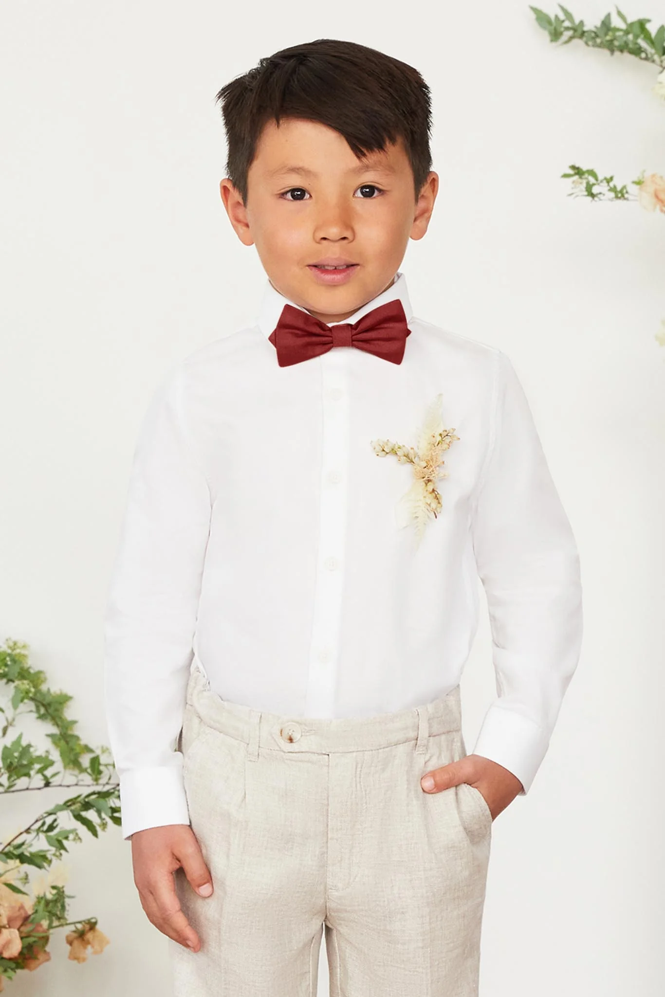Harry Kids Bow Tie - Burnt Orange - Image 2