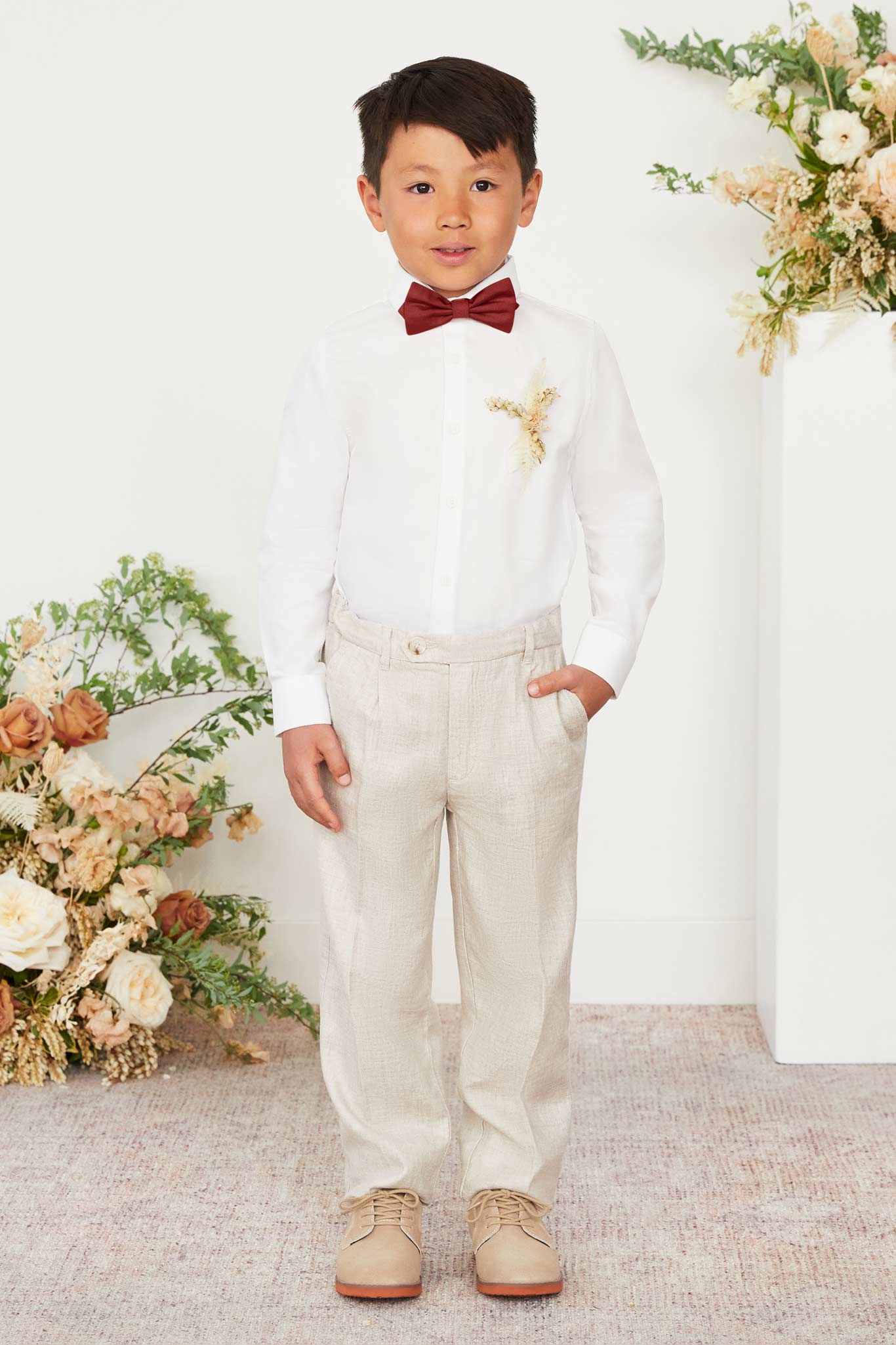 Harry Kids Bow Tie - Burnt Orange - Image 4