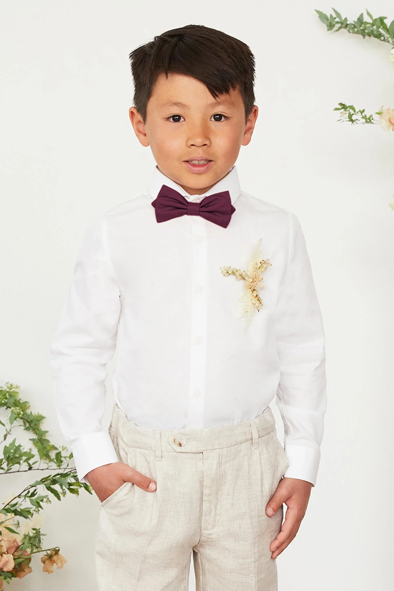 Harry Kids Bow Tie - Cabernet - Image 2