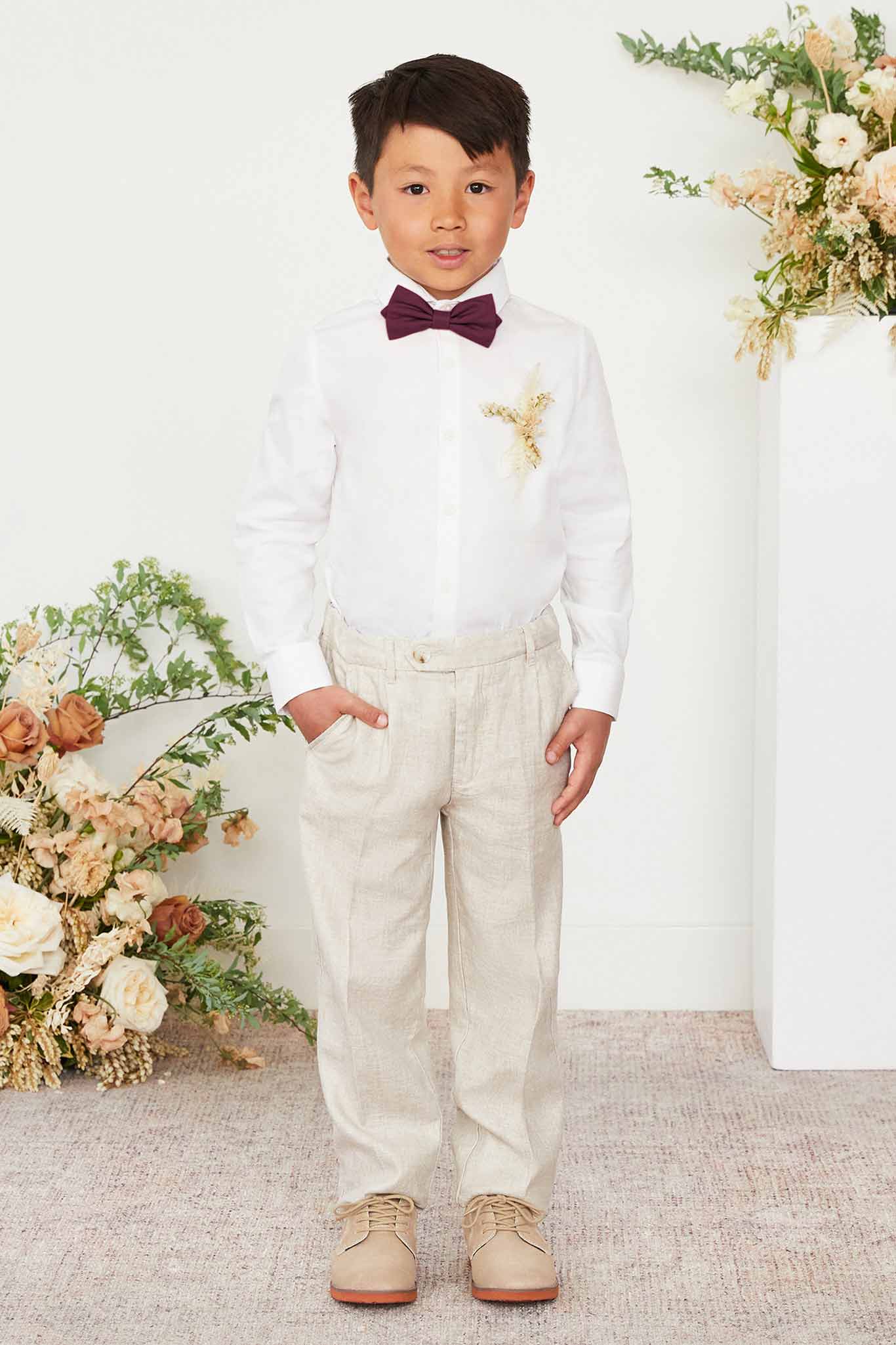 Harry Kids Bow Tie - Cabernet - Image 4
