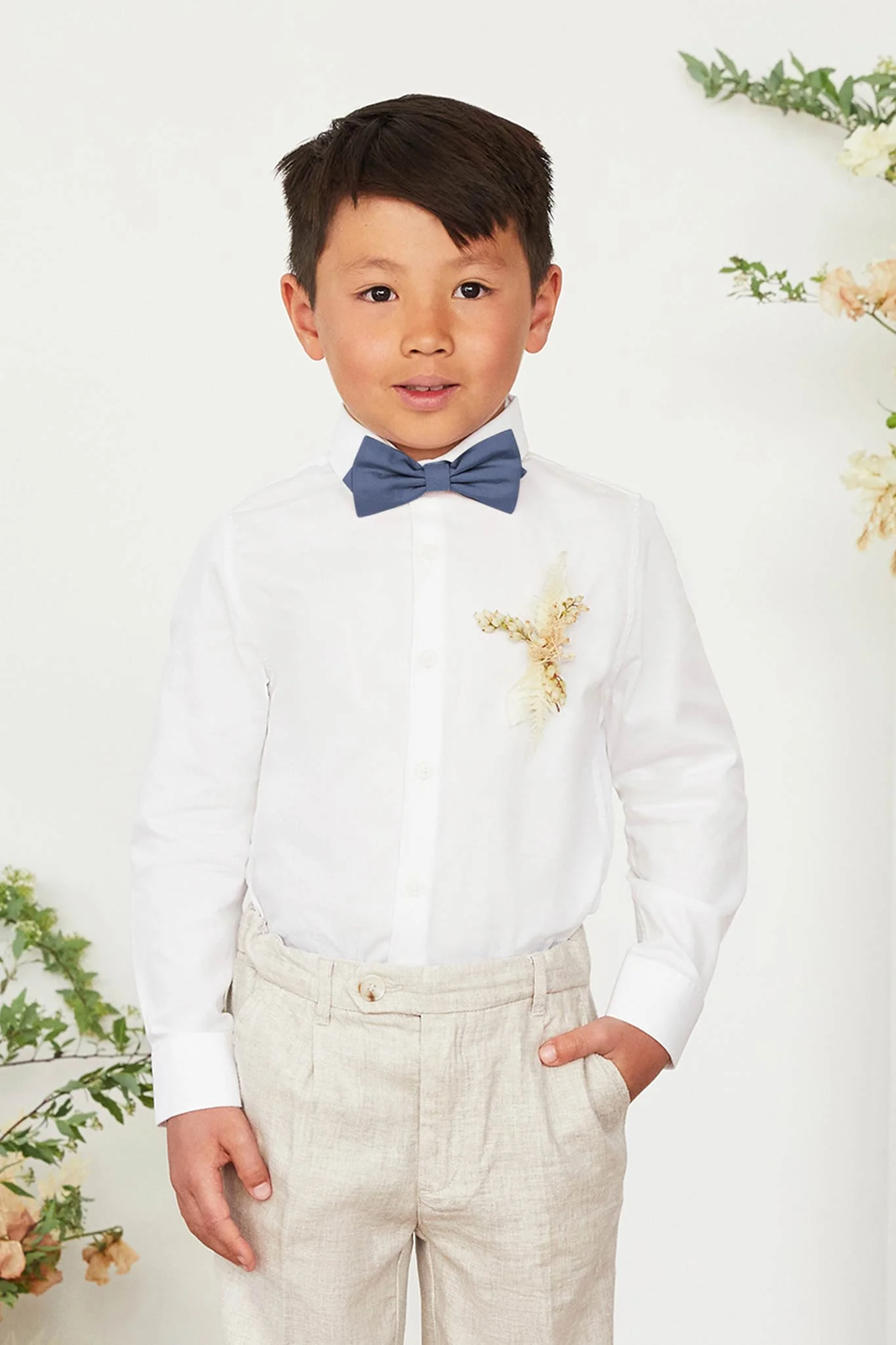 Harry Kids Bow Tie - Dusk Blue - Image 2