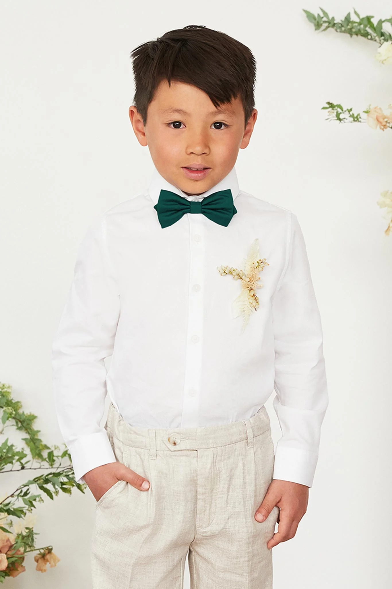 Harry Kids Bow Tie - Emerald - Image 2