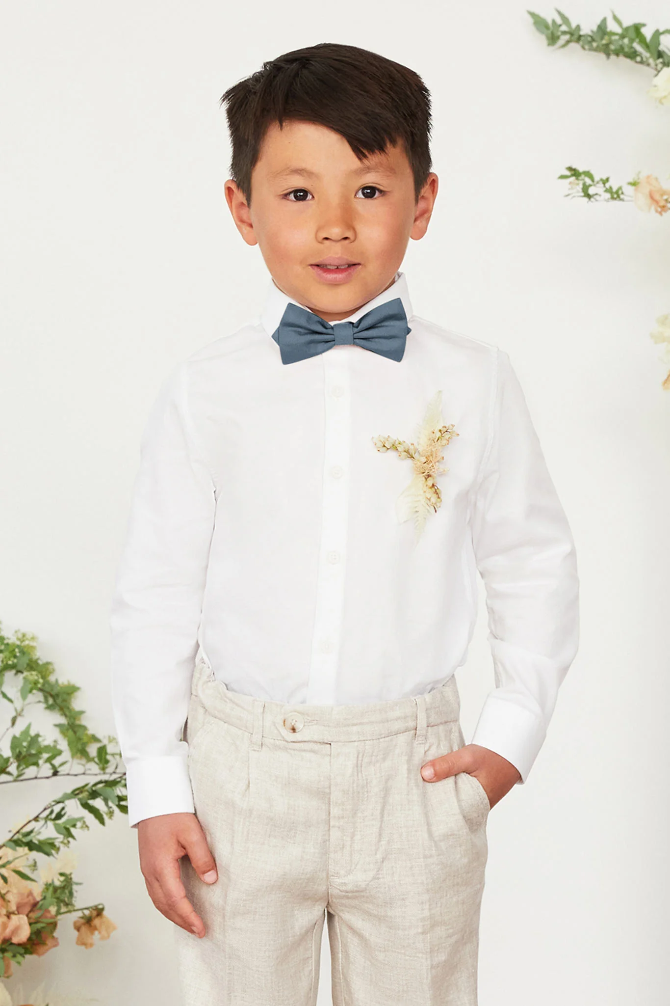 Harry Kids Bow Tie - French Blue - Image 2