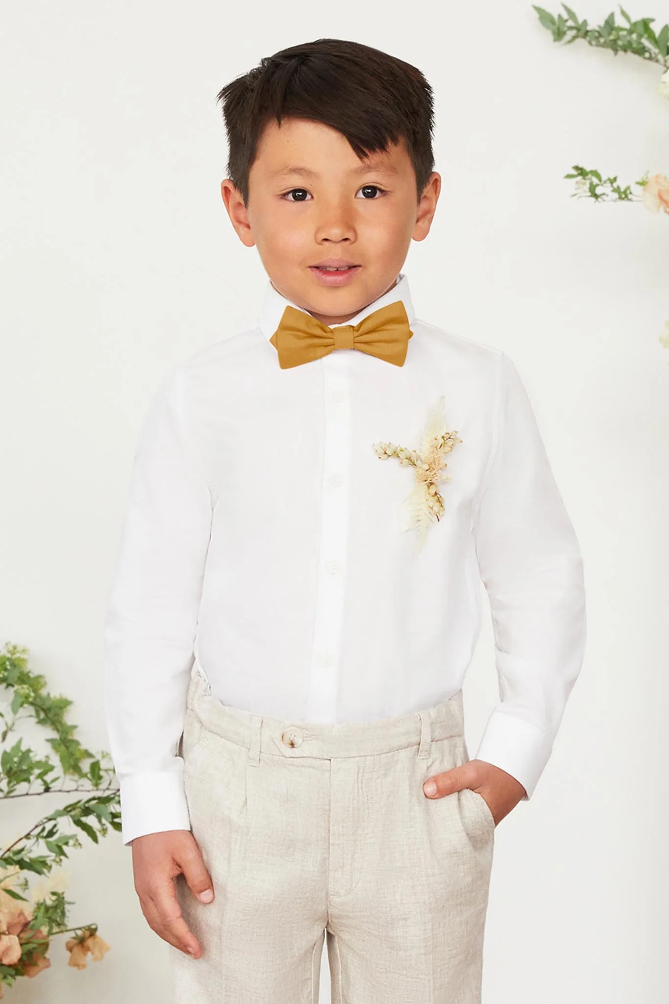 Harry Kids Bow Tie - Marigold - Image 2