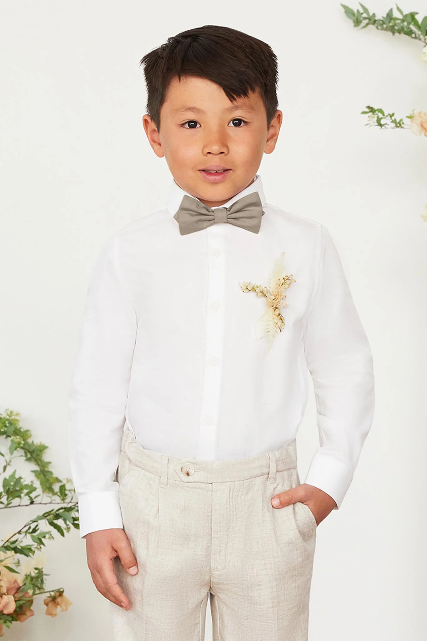 Harry Kids Bow Tie - Thyme - Image 2