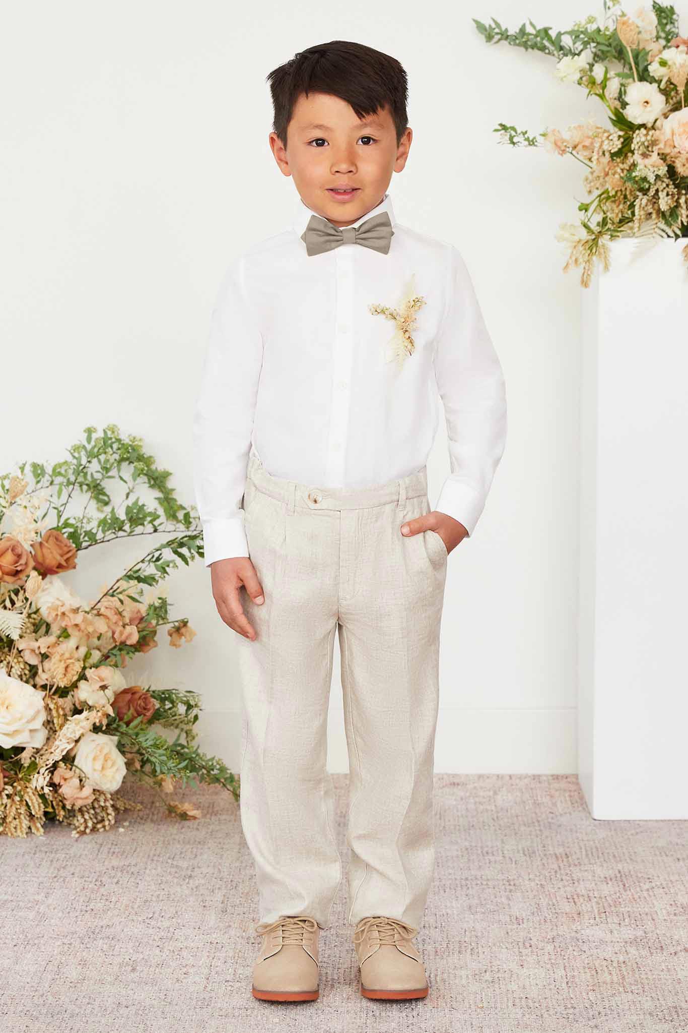 Harry Kids Bow Tie - Thyme - Image 4