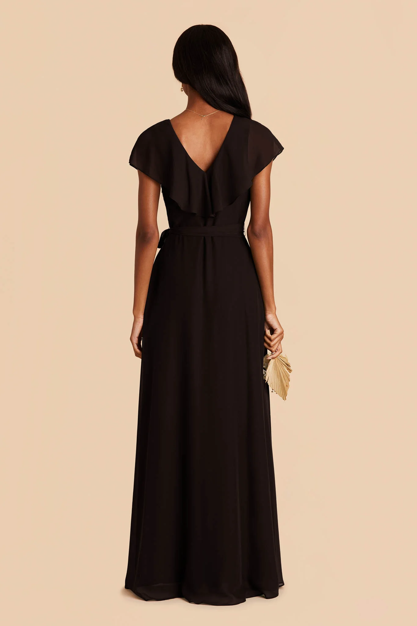 Jackson Chiffon Dress - Black - Image 5