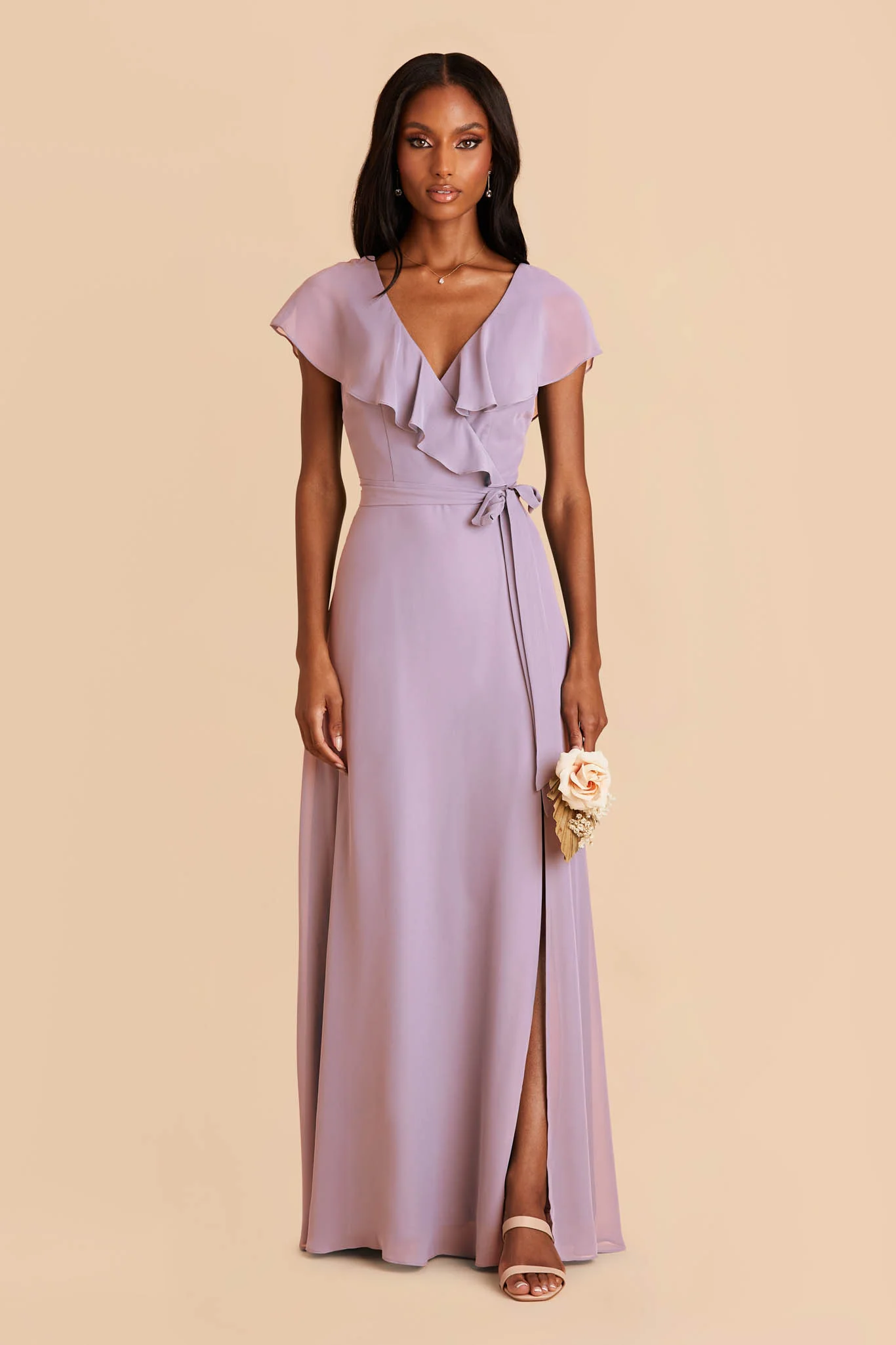 Jackson Chiffon Dress - Lavender