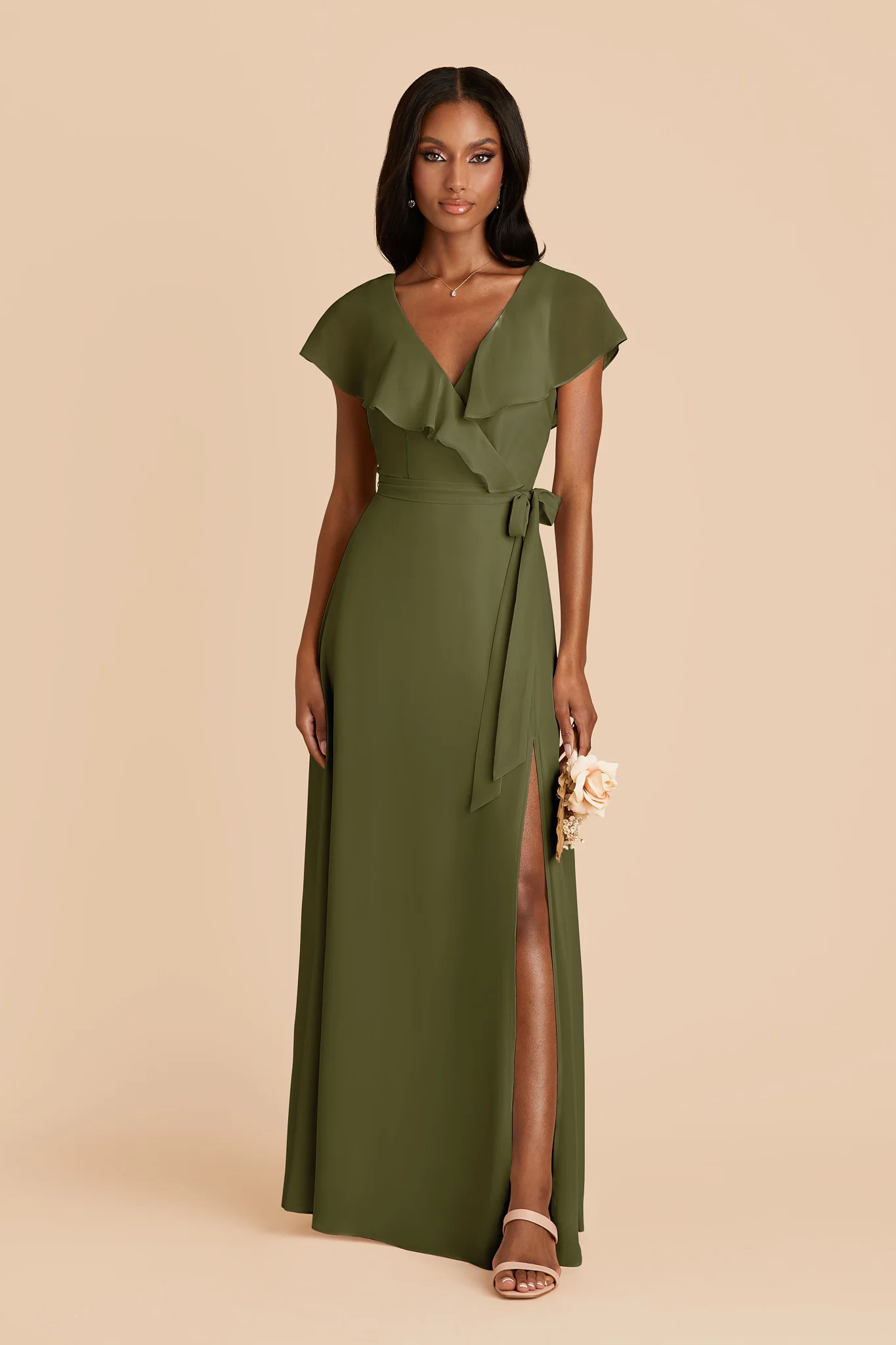Jackson Chiffon Dress - Martini