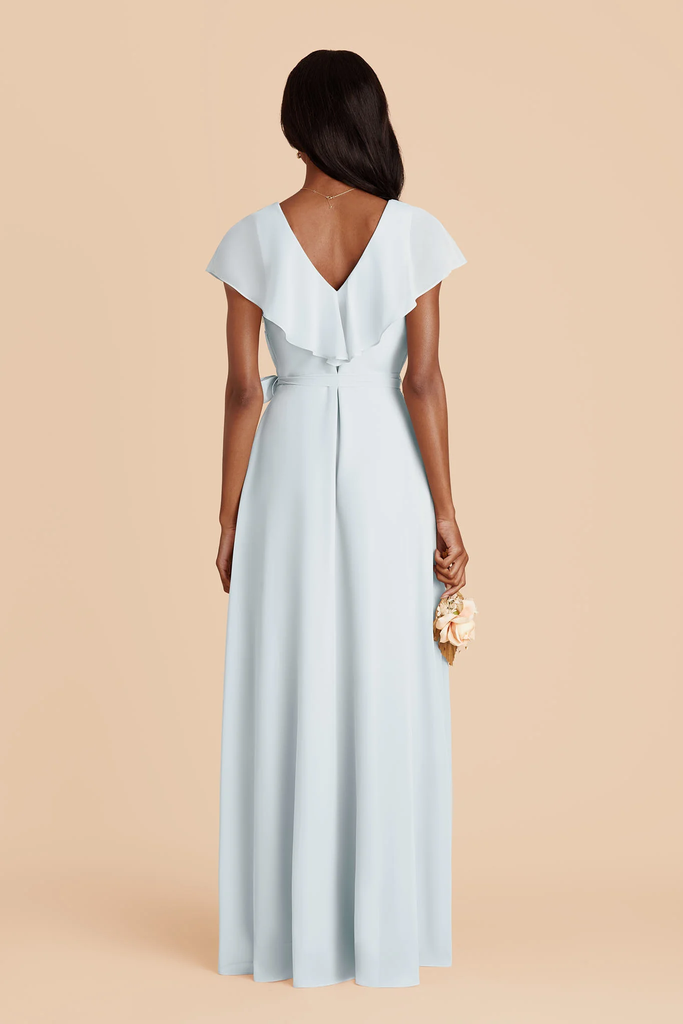 Jackson Chiffon Dress - Mist Blue - Image 3