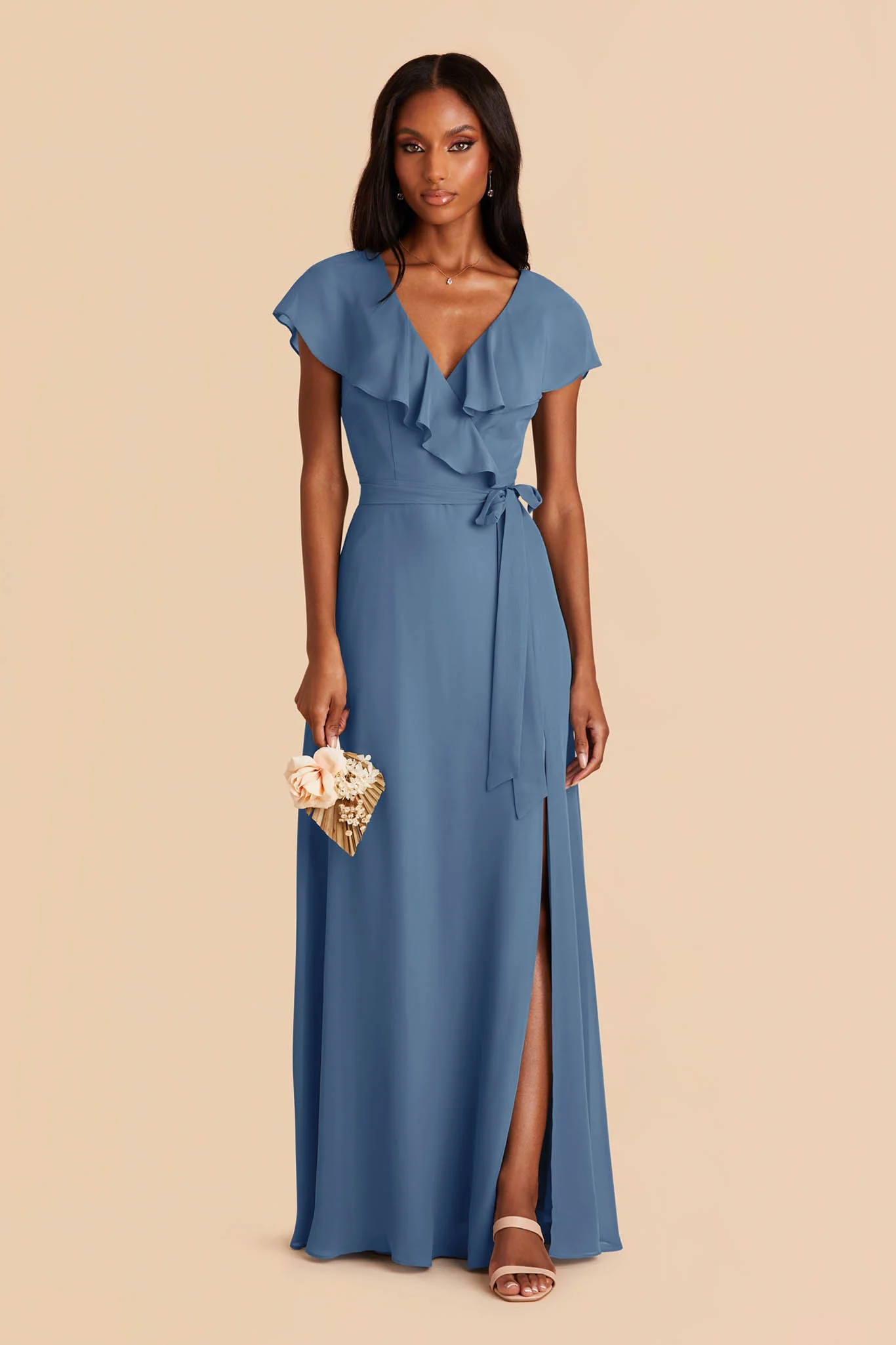 Jackson Chiffon Dress - Twilight