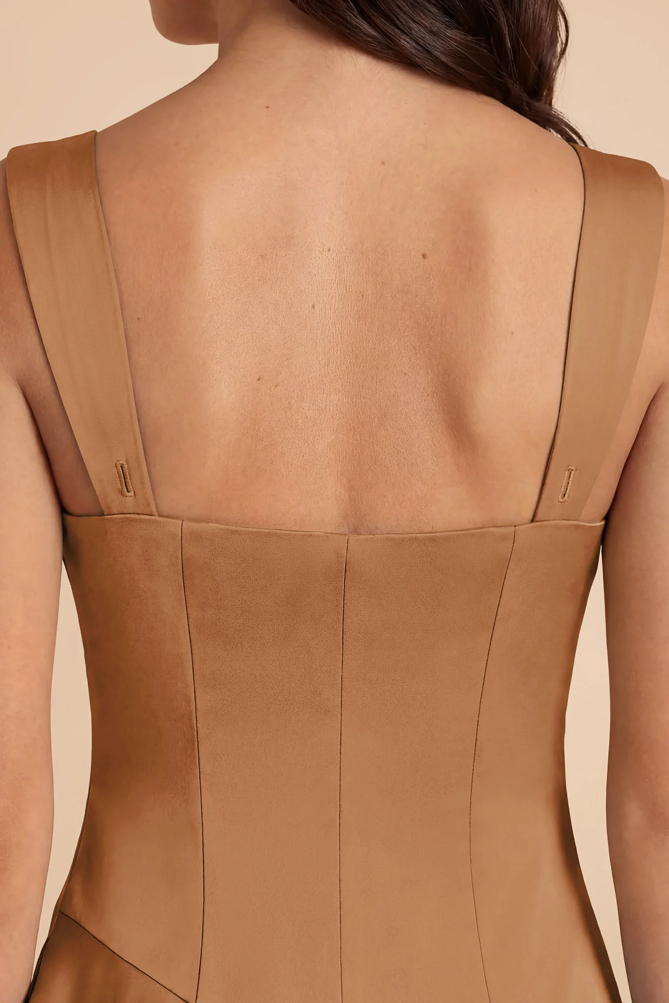 Jana Matte Satin Dress - Copper - Image 6