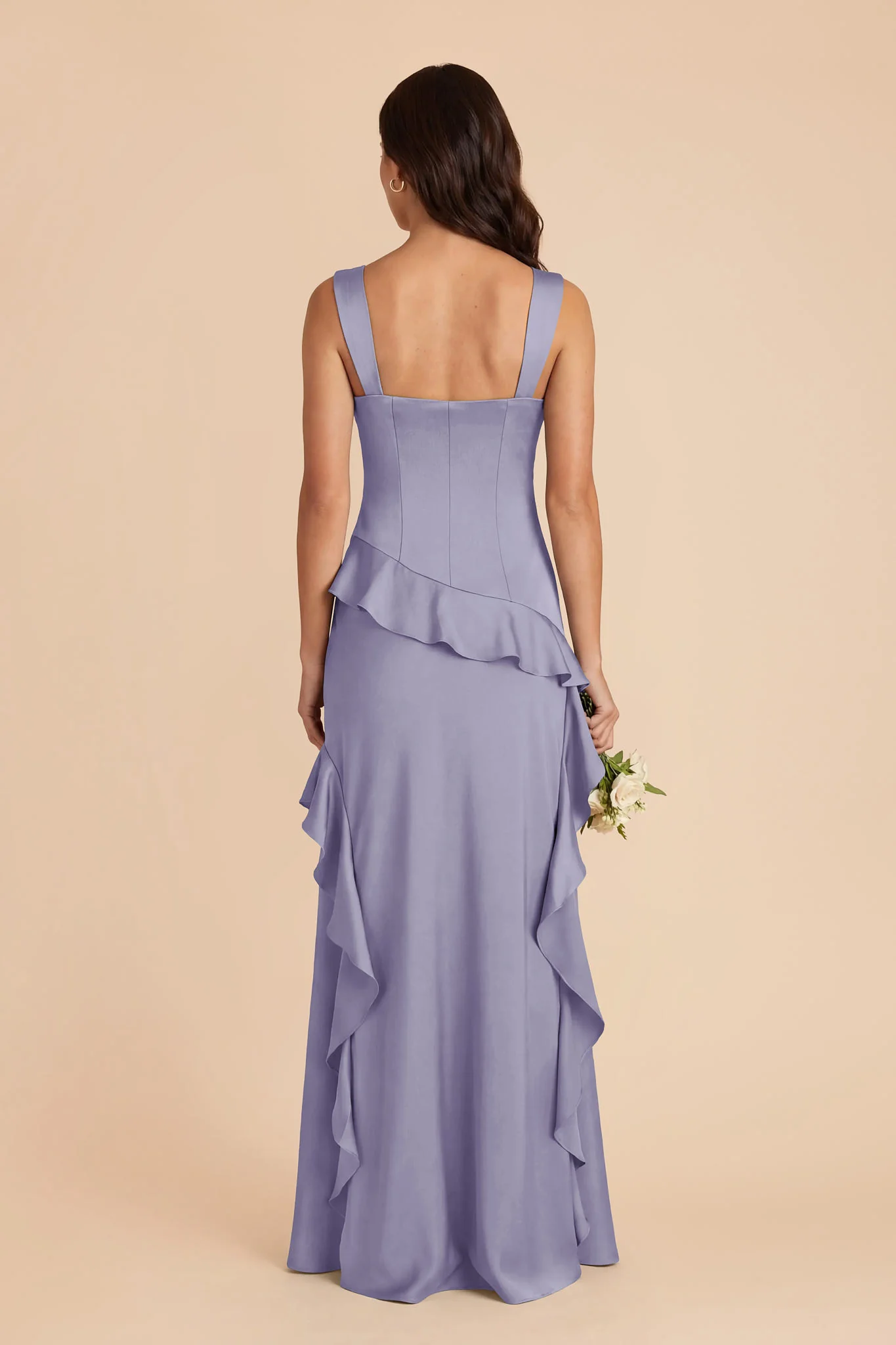 Jana Matte Satin Dress - Wisteria - Image 5