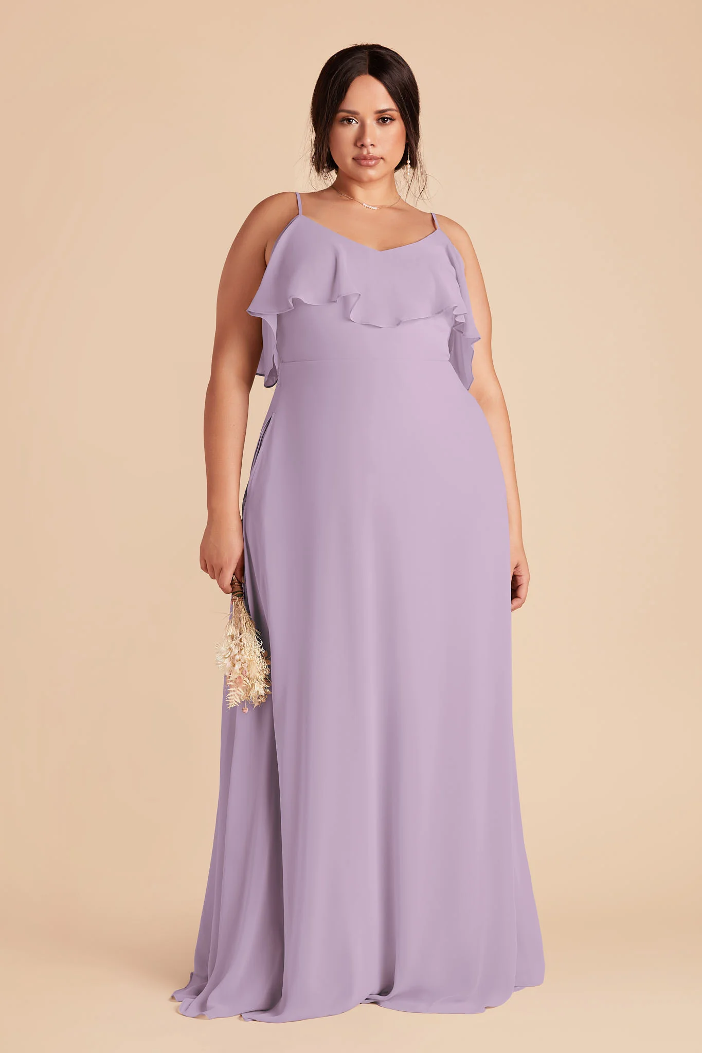 Jane Chiffon Dress - Lavender - Image 2