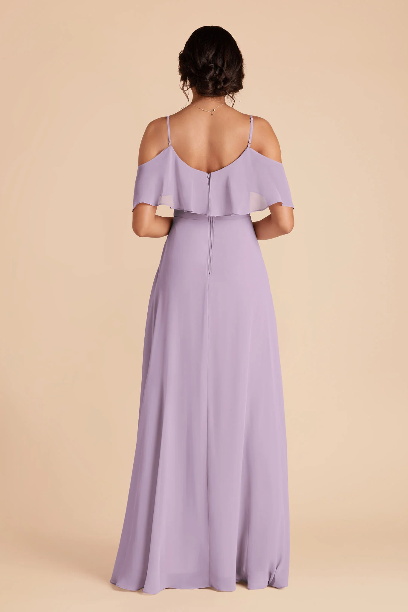 Jane Chiffon Dress - Lavender - Image 5
