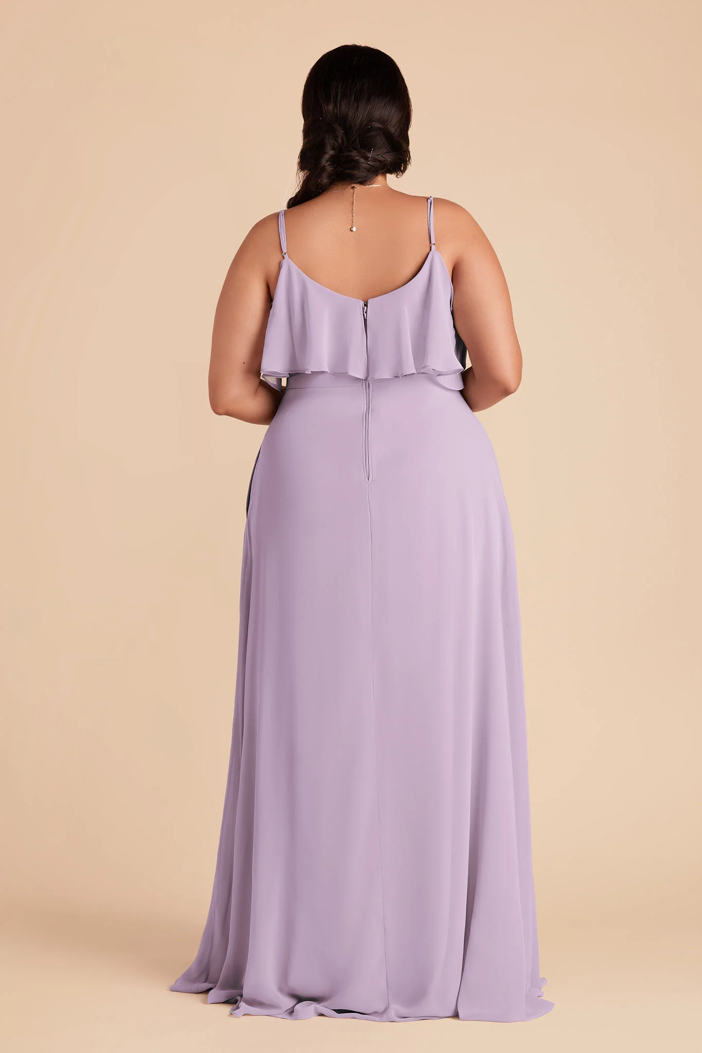 Jane Chiffon Dress - Lavender - Image 7