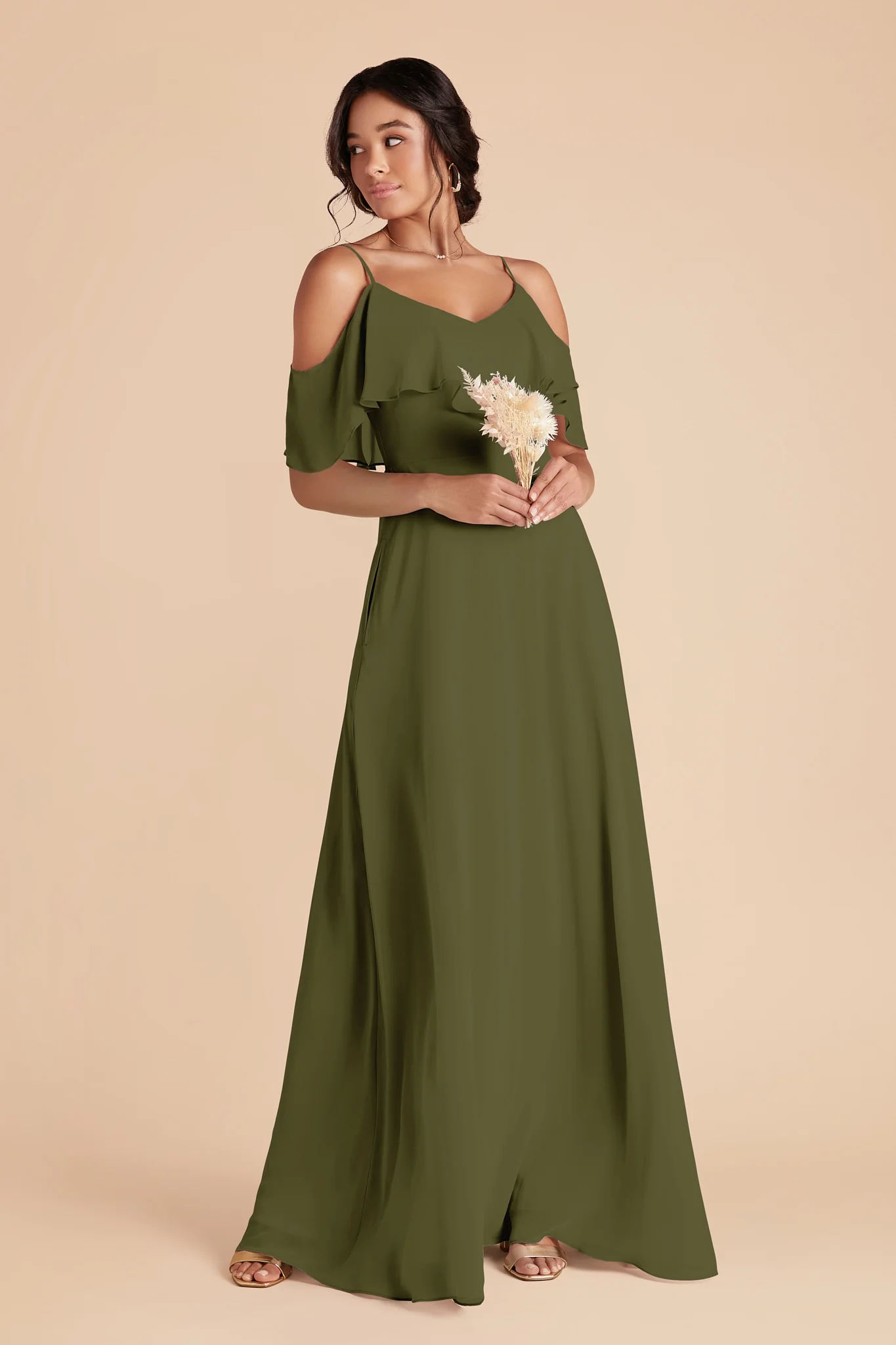 Jane Chiffon Dress - Martini - Image 3