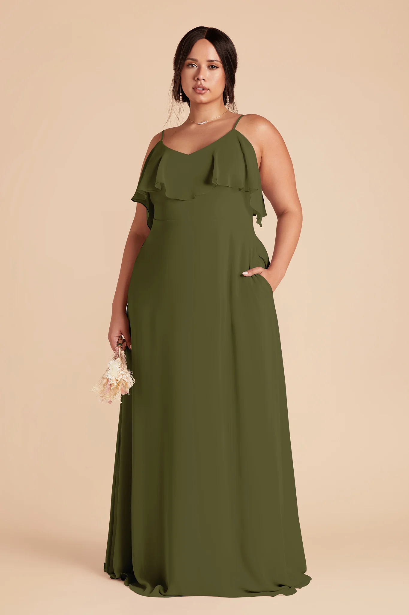 Jane Chiffon Dress - Martini - Image 6