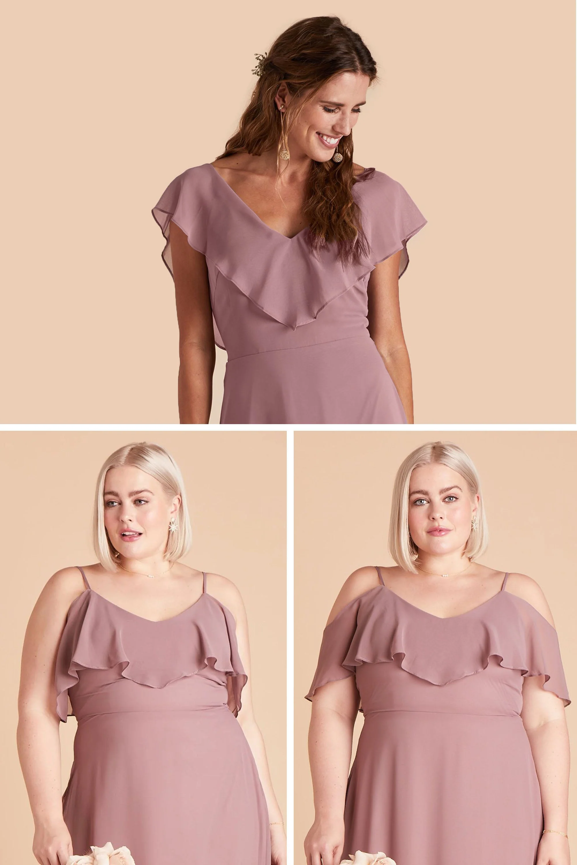 Jane Chiffon Dress - Navy - Image 18