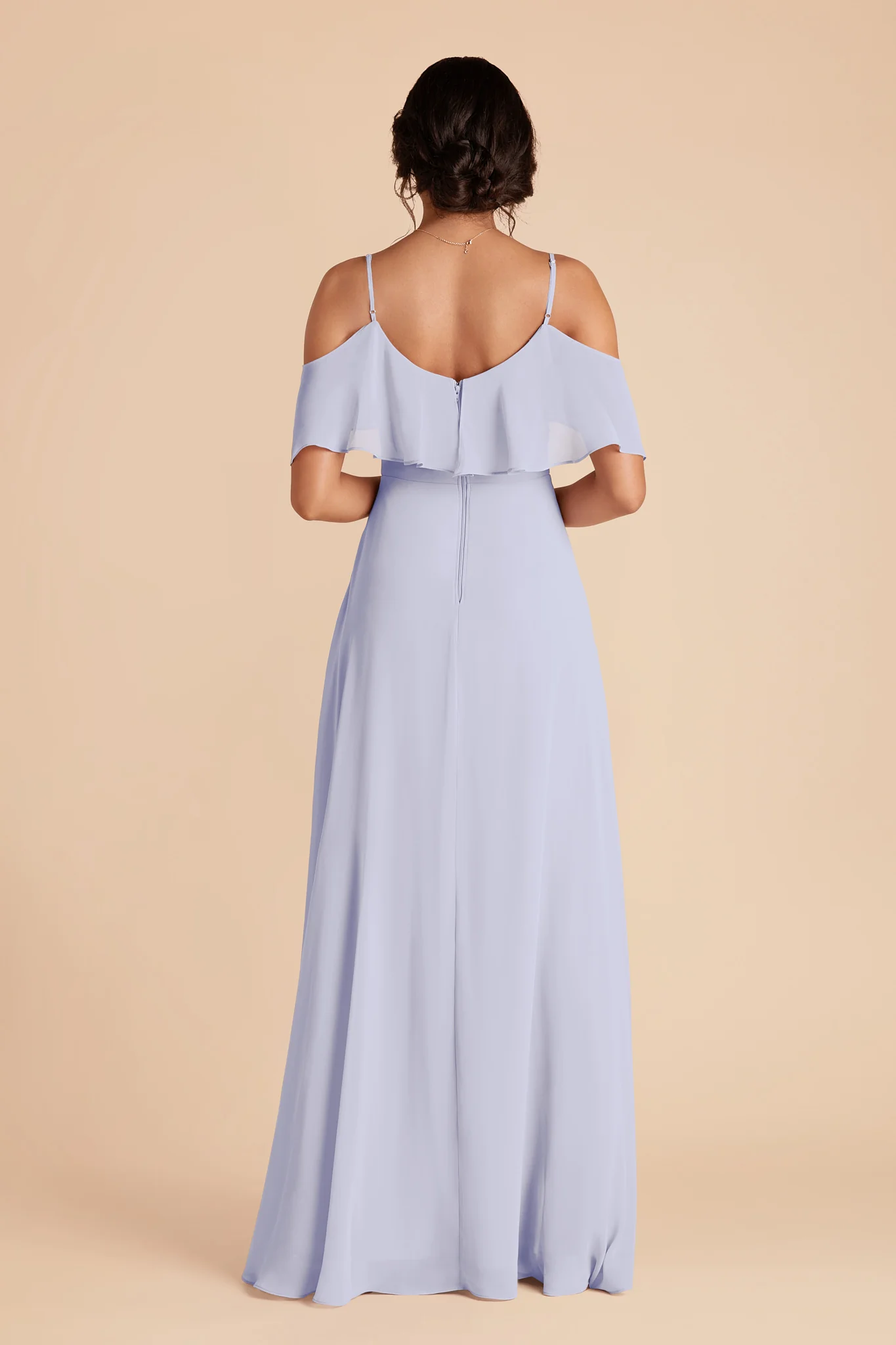 Jane Chiffon Dress - Periwinkle Blue - Image 5