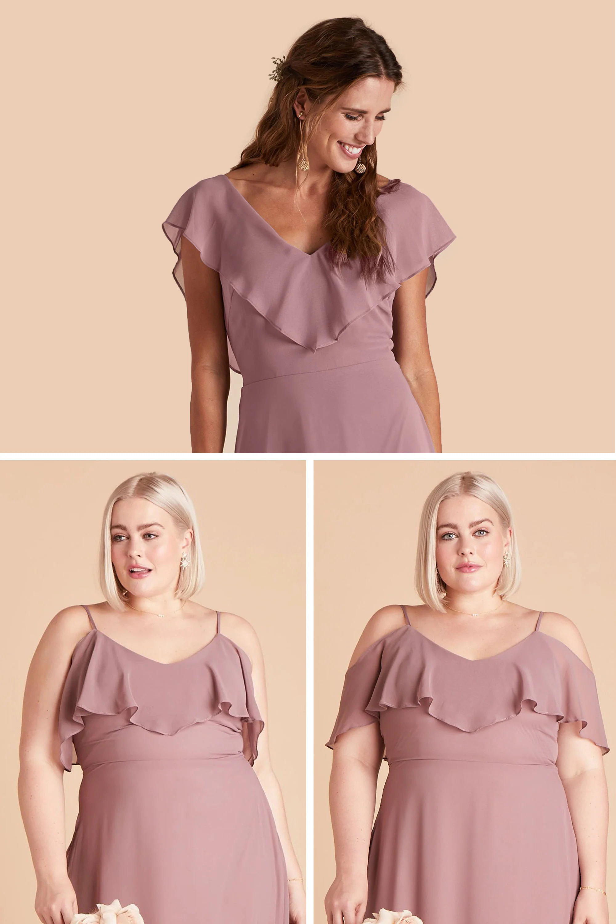Jane Chiffon Dress With Slit - Lemon Sorbet - Image 6