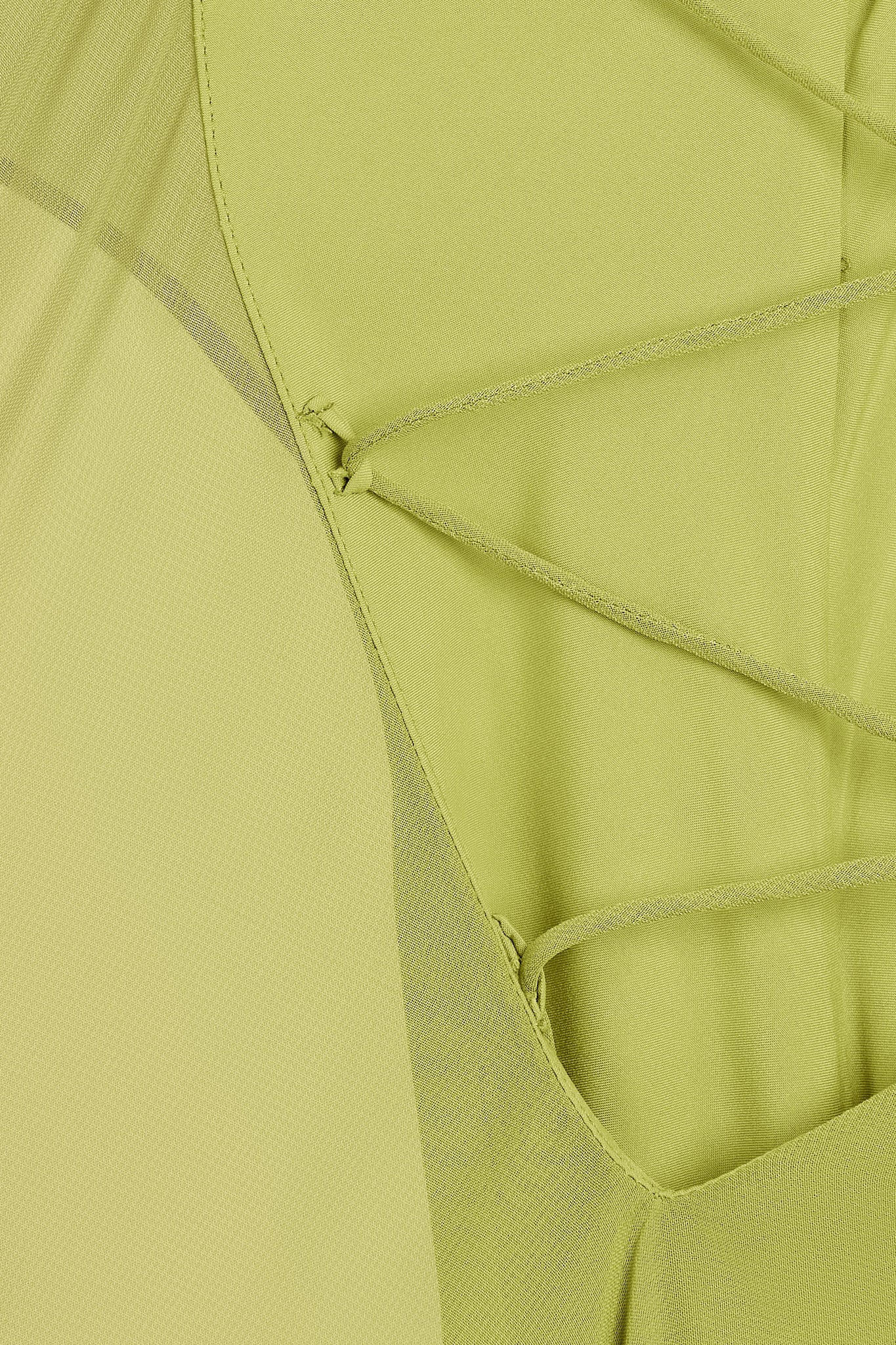 Janice Chiffon Dress - Matcha - Image 11