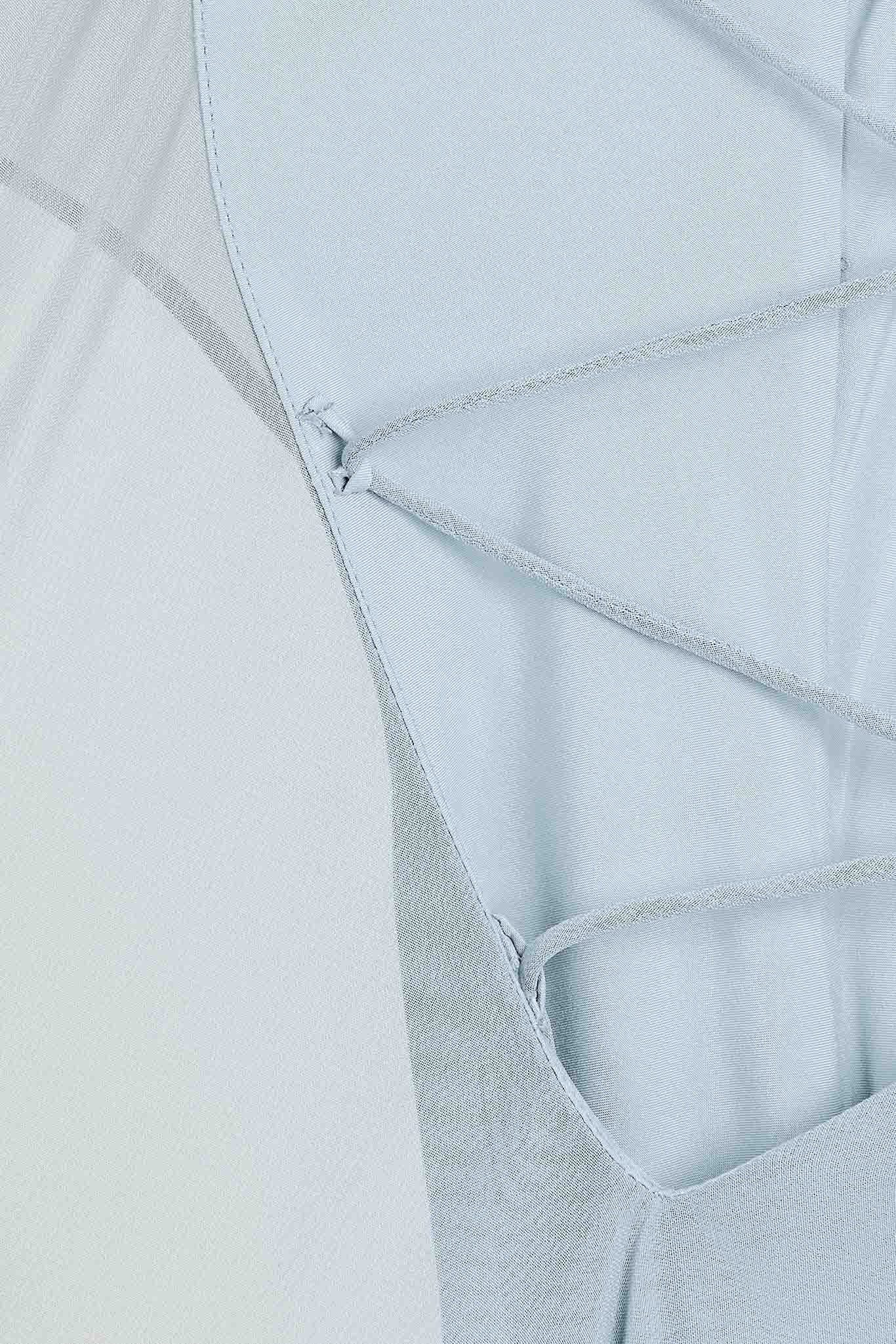 Janice Chiffon Dress - Sky Blue - Image 11