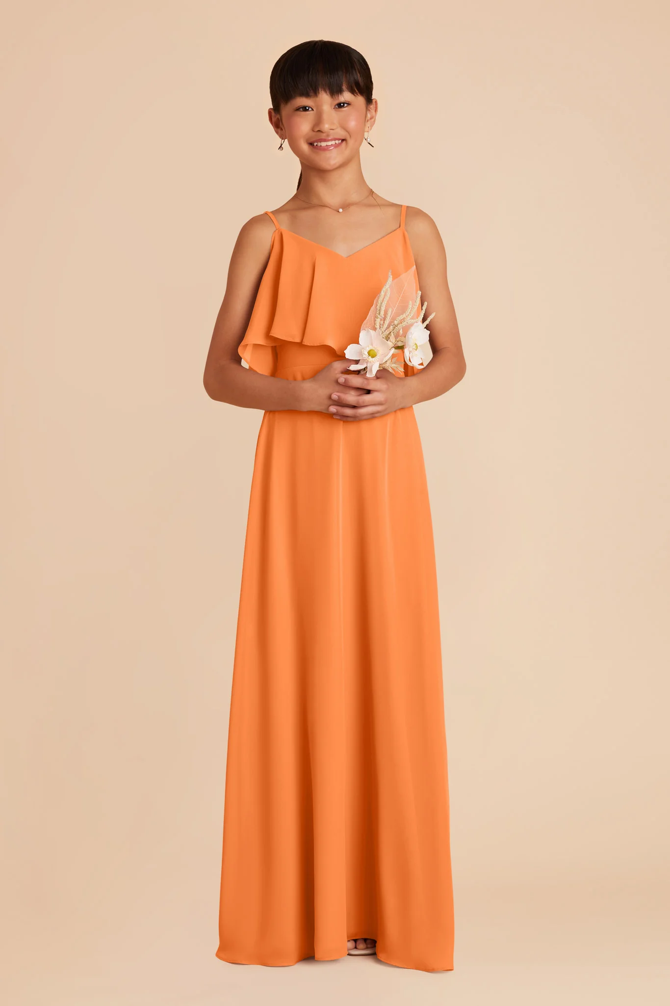 Janie Convertible Junior Dress - Apricot - Image 3