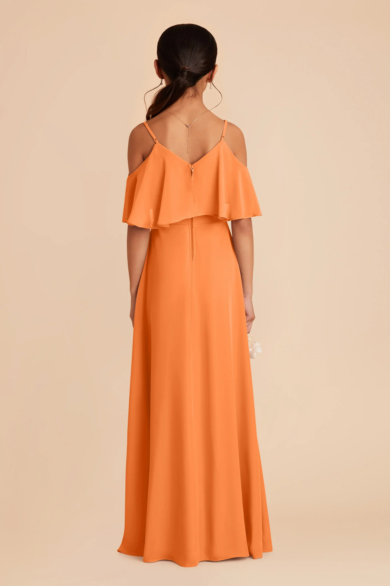 Janie Convertible Junior Dress - Apricot - Image 5