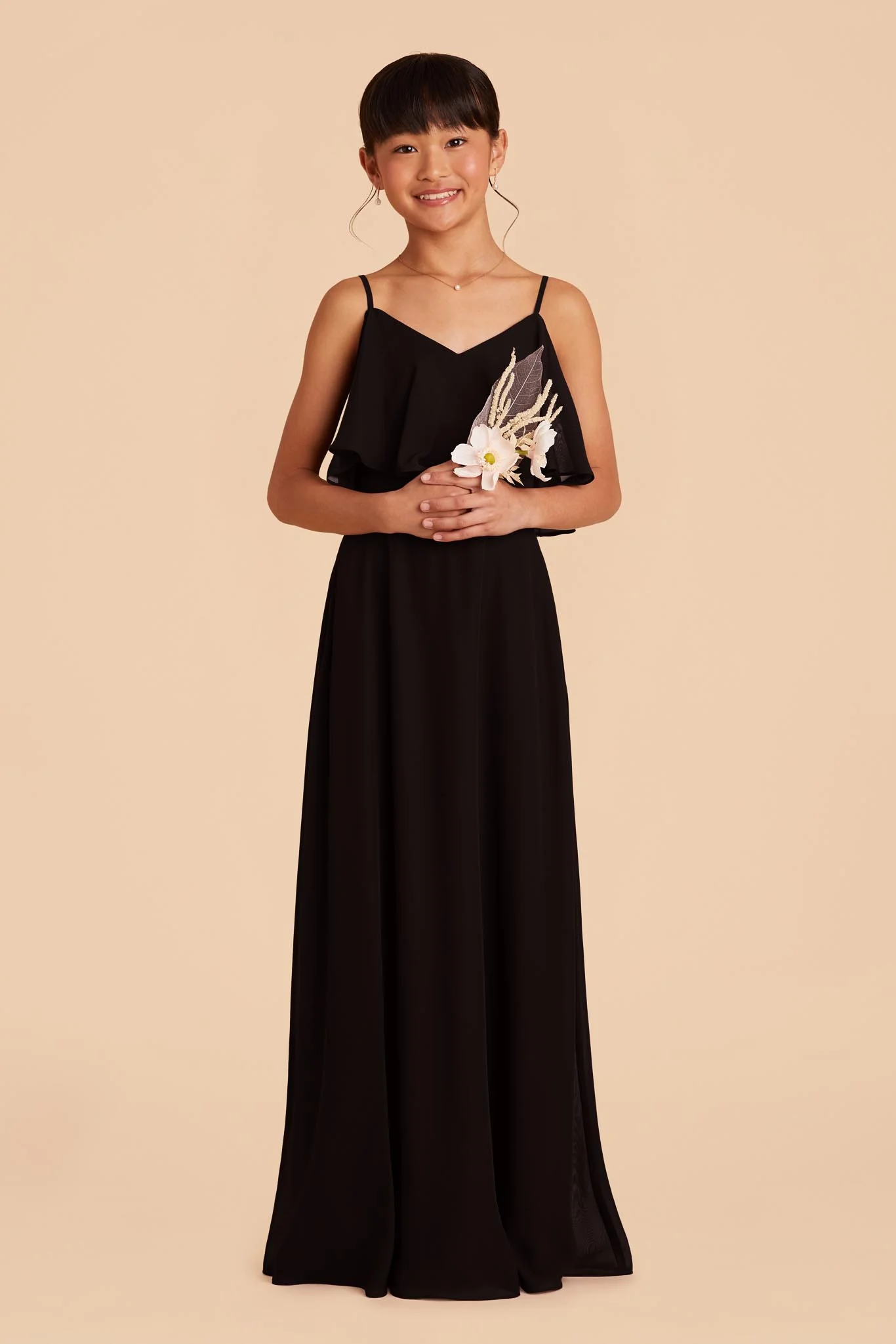 Janie Convertible Junior Dress - Black