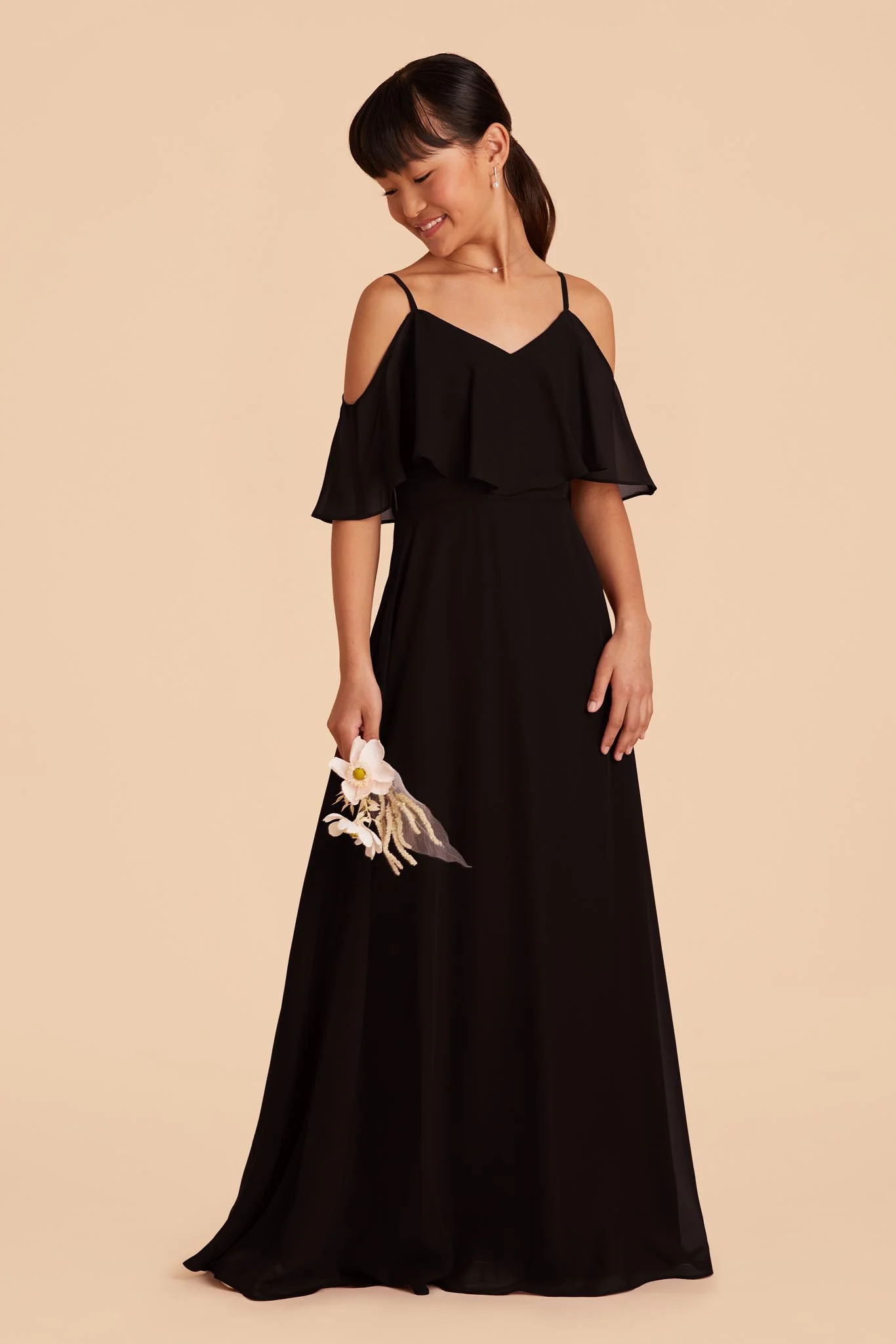 Janie Convertible Junior Dress - Black - Image 4