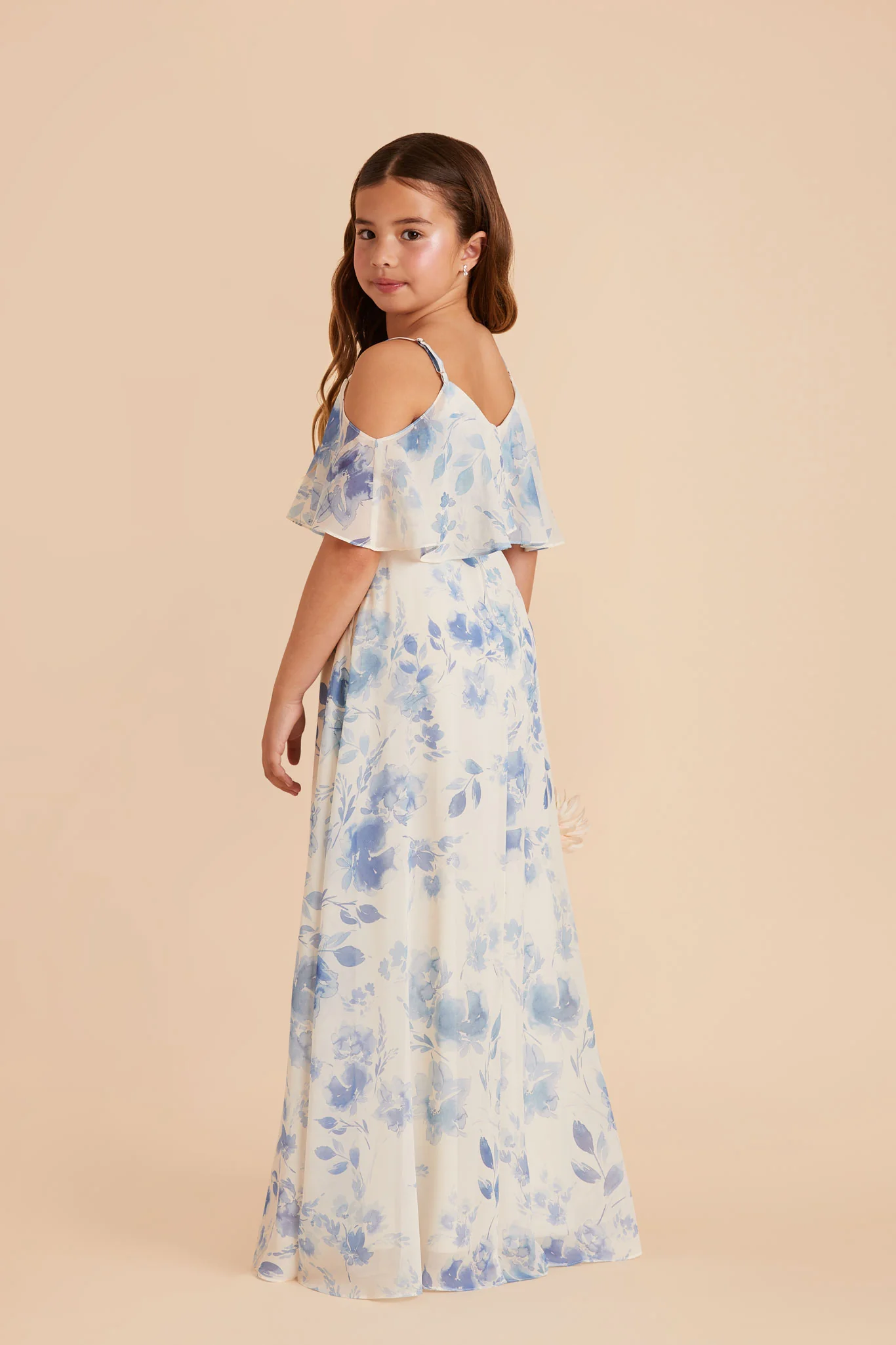 Janie Convertible Junior Dress - Blue Rococo Floral - Image 5