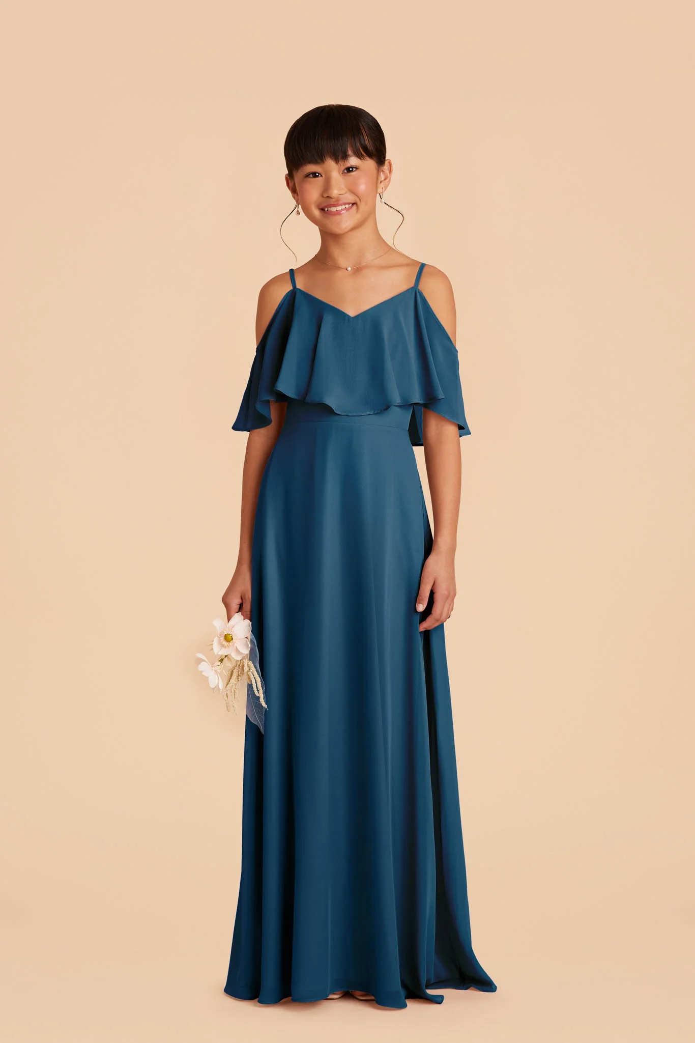 Janie Convertible Junior Dress - Dark Teal
