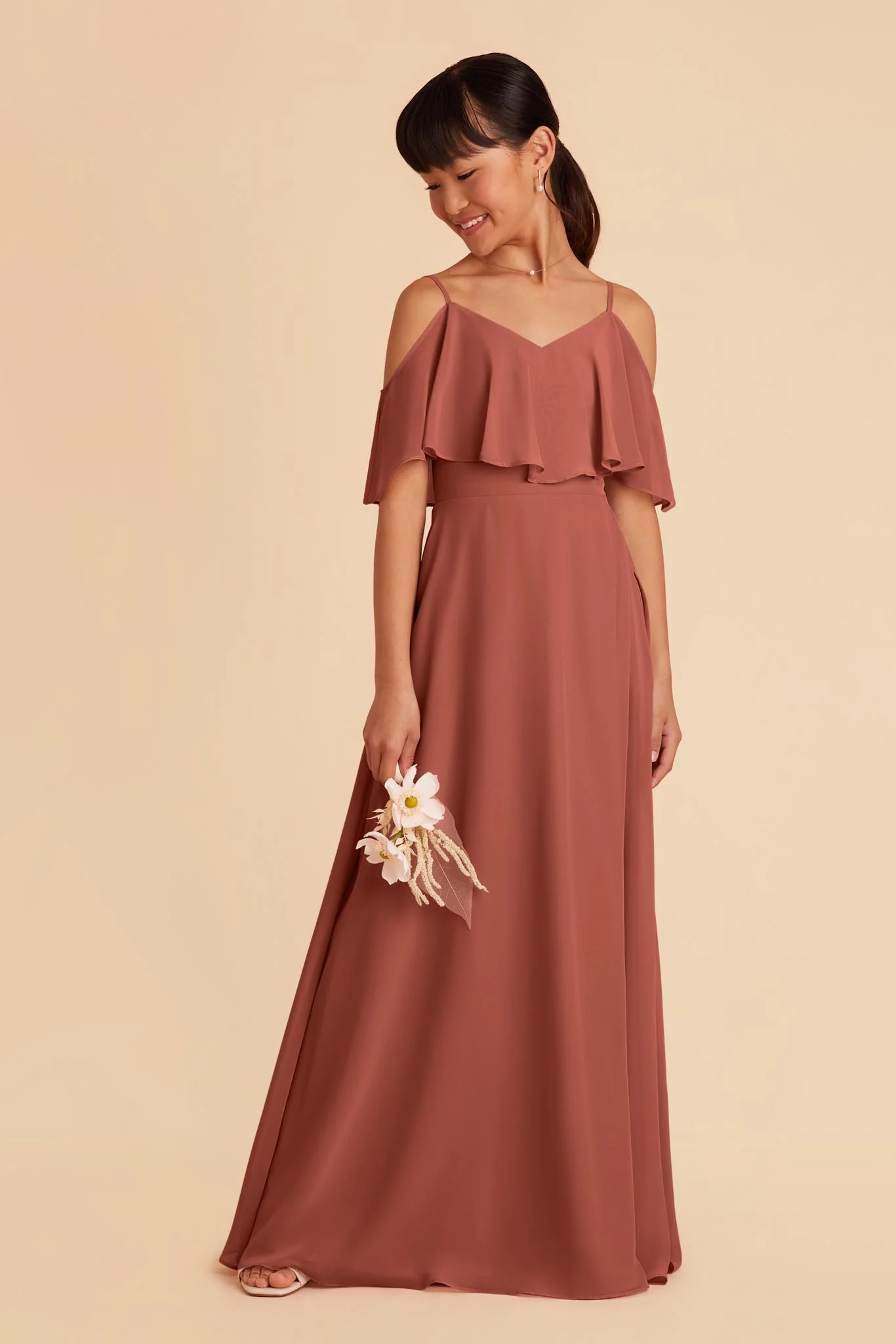 Janie Convertible Junior Dress - Desert Rose - Image 2