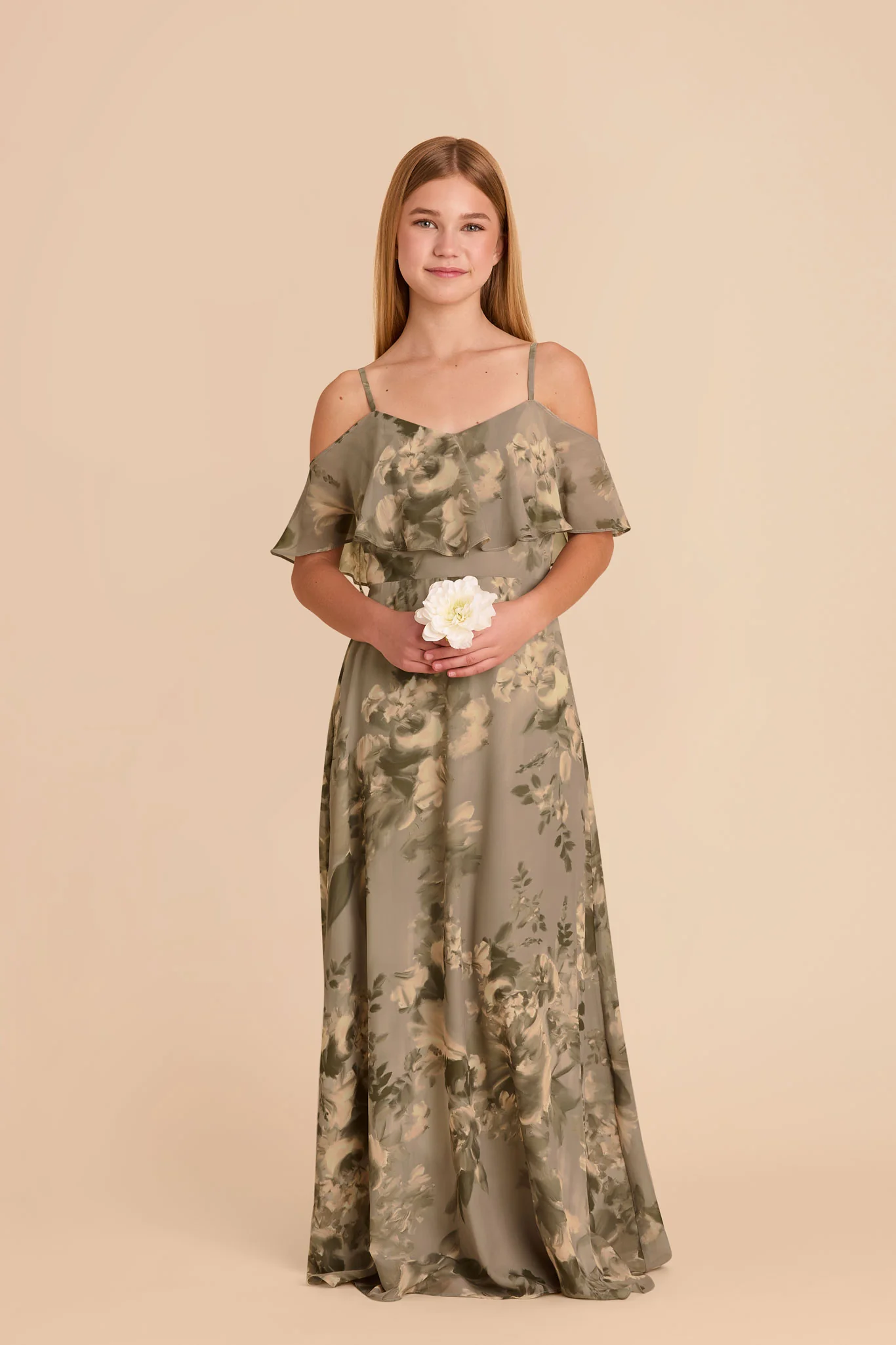Janie Convertible Junior Dress - Doe Painted Botanics