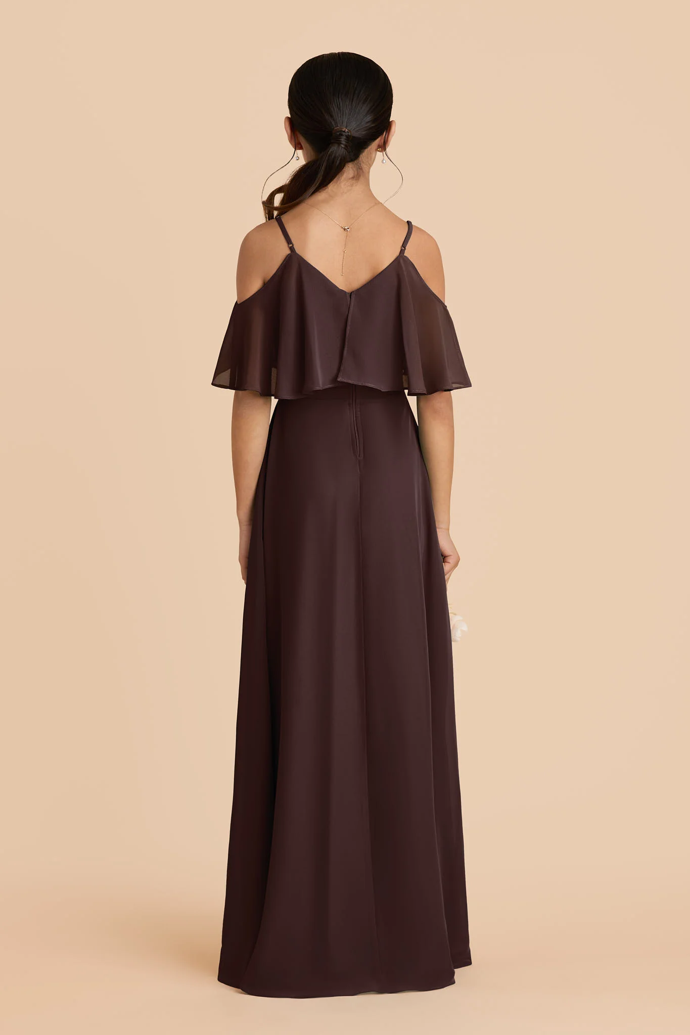 Janie Convertible Junior Dress - Espresso - Image 4