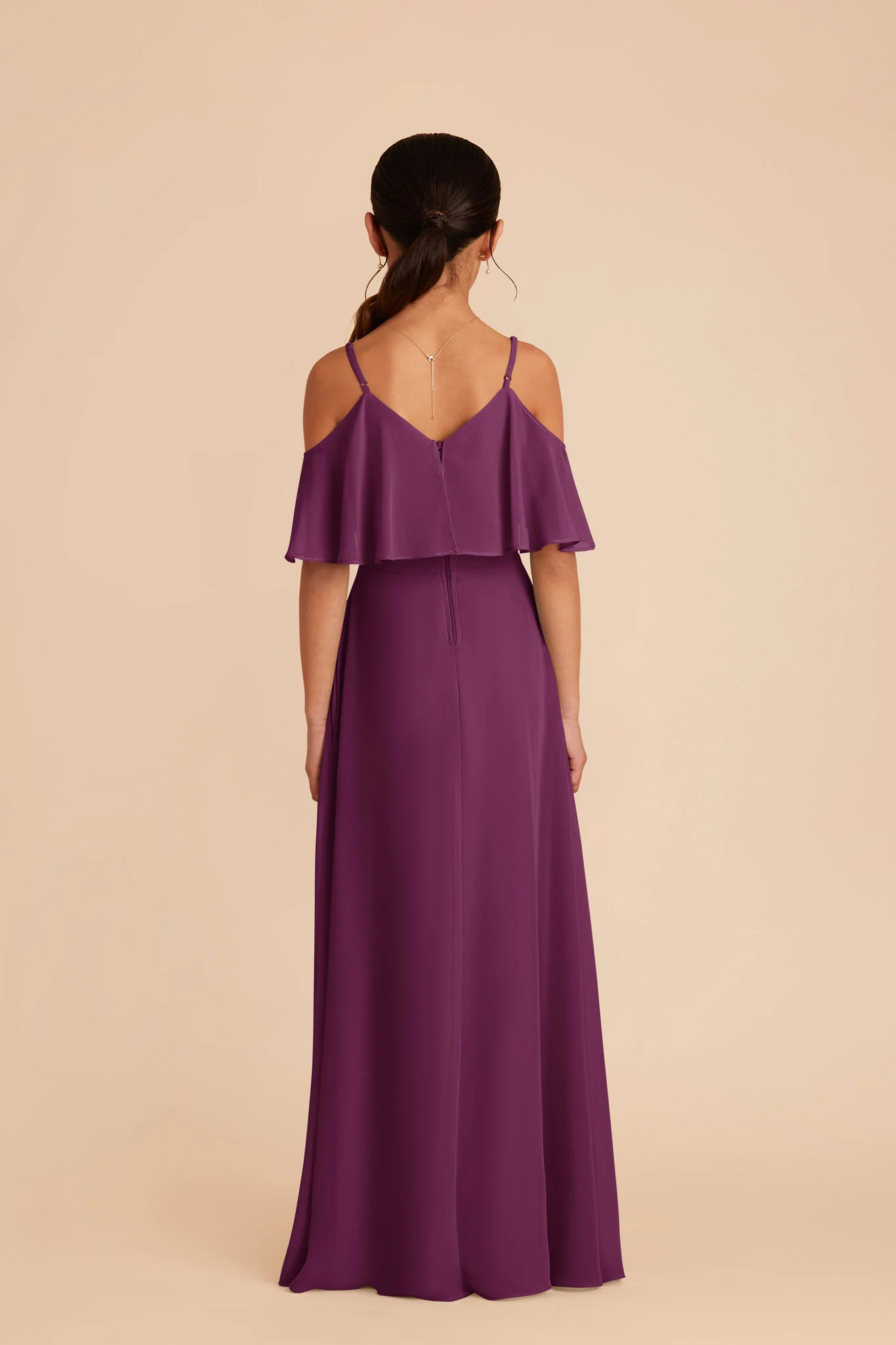 Janie Convertible Junior Dress - Fig - Image 5