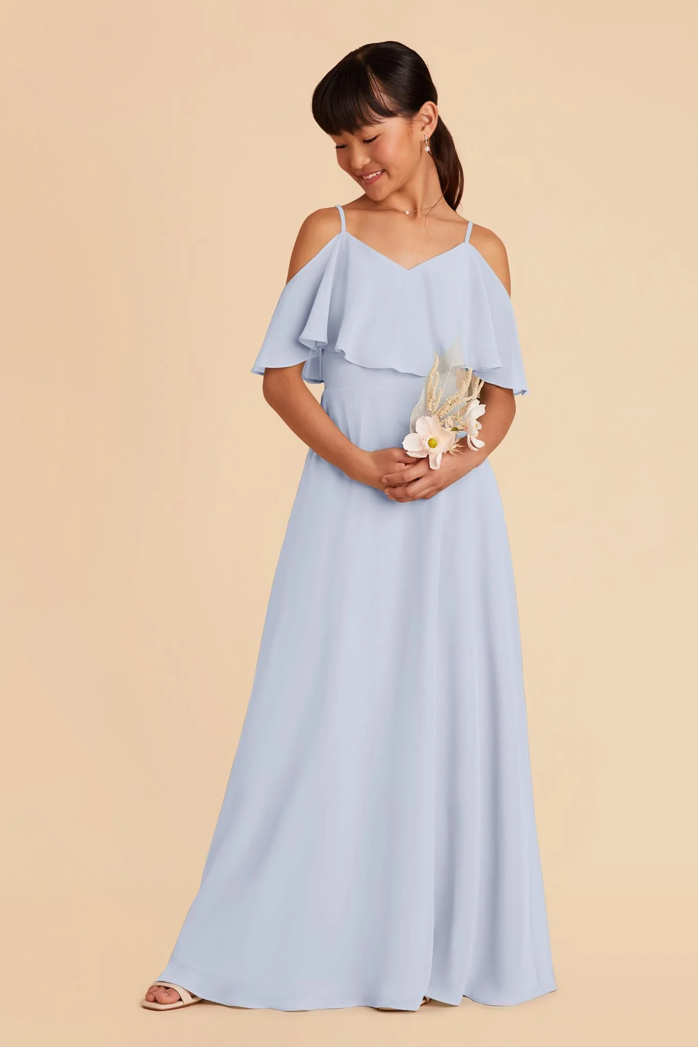 Janie Convertible Junior Dress - Ice Blue - Image 4