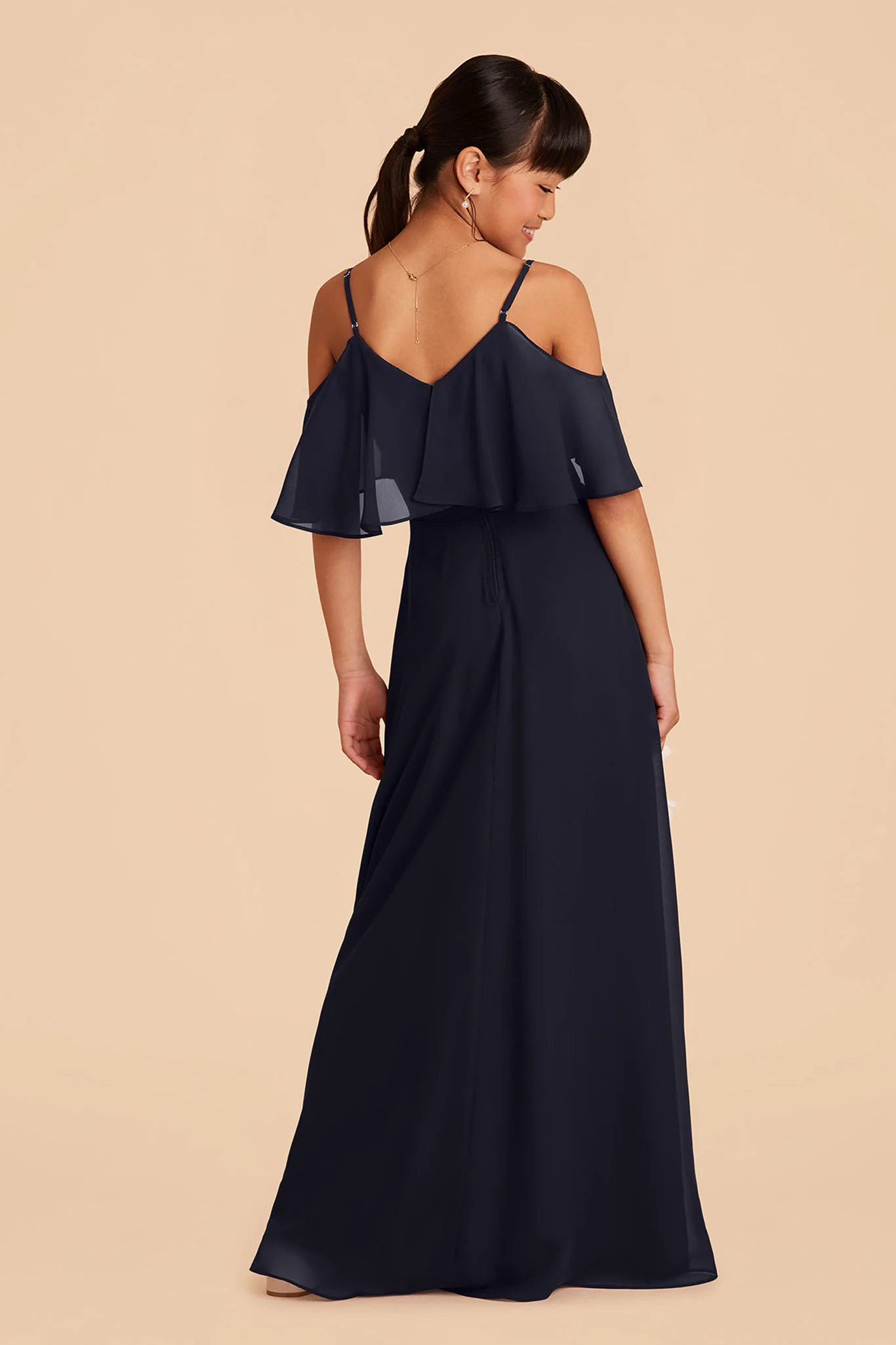 Janie Convertible Junior Dress - Navy - Image 5