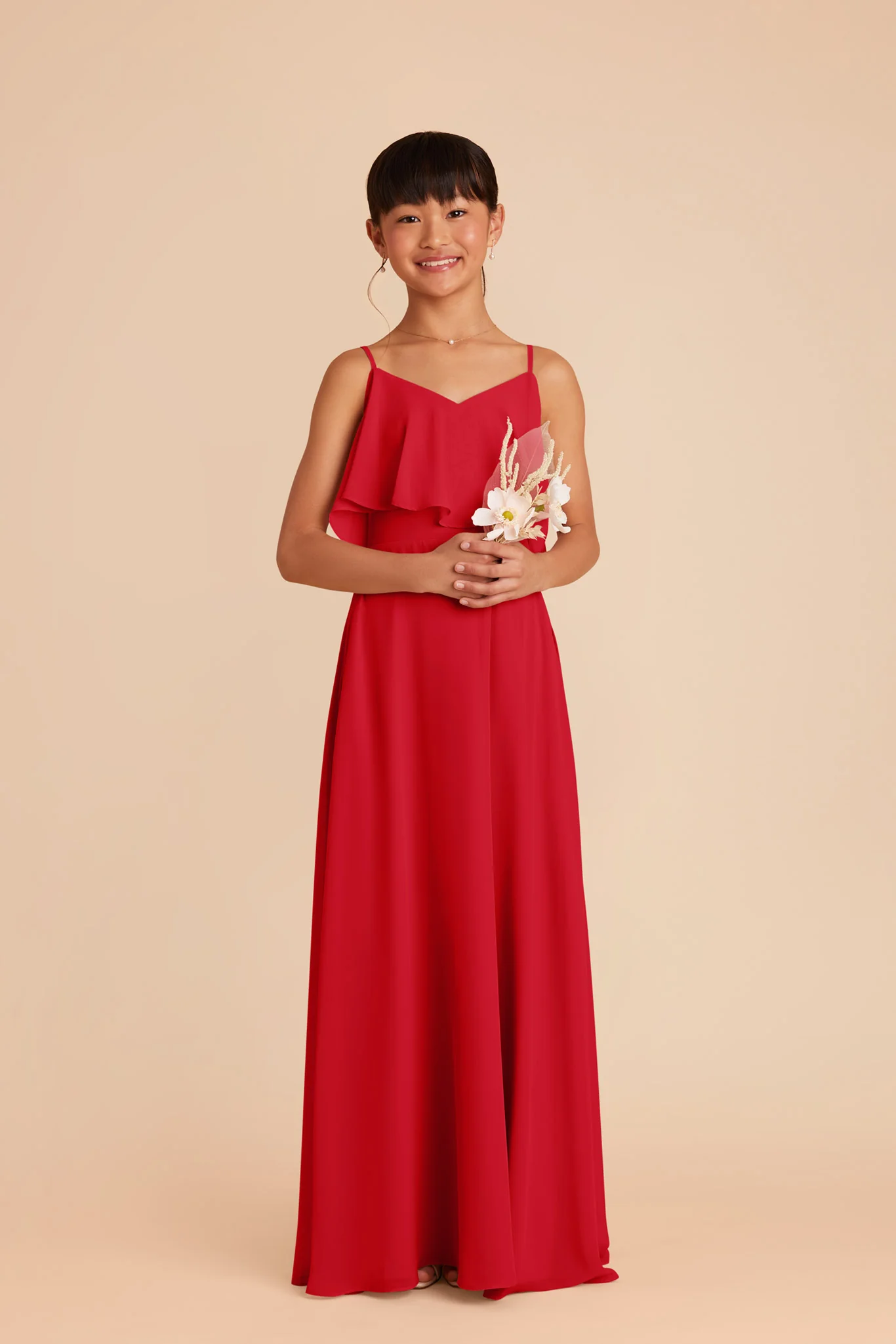 Janie Convertible Junior Dress - Ruby Red - Image 2