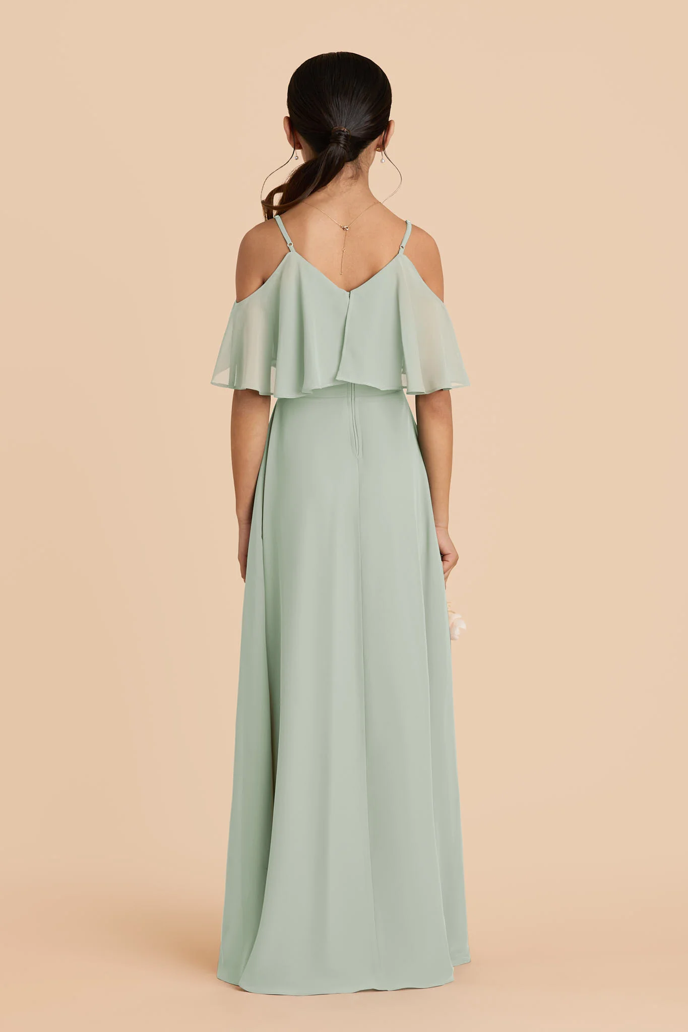 Janie Convertible Junior Dress - Sage - Image 4