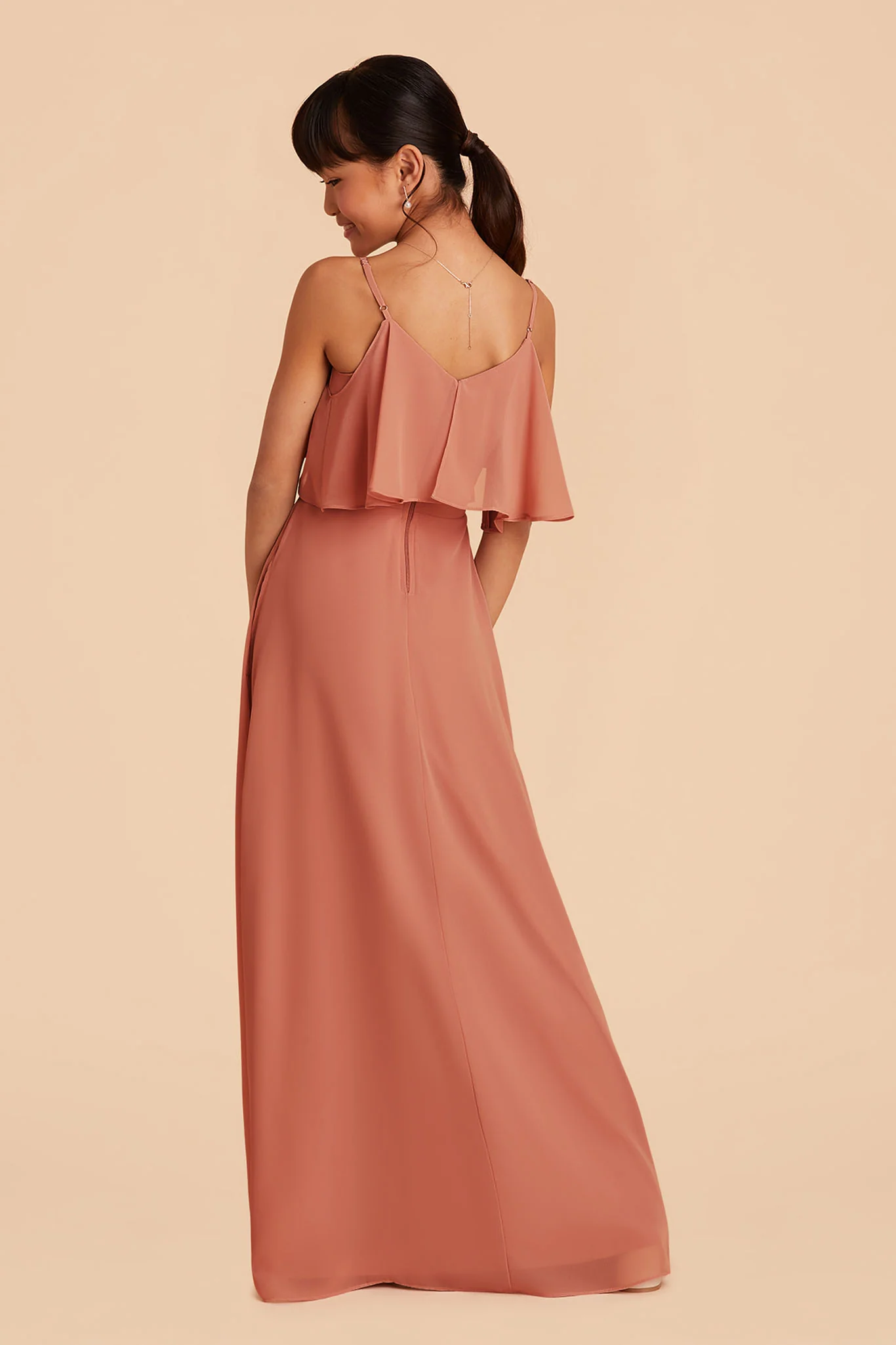 Janie Convertible Junior Dress - Terracotta - Image 5