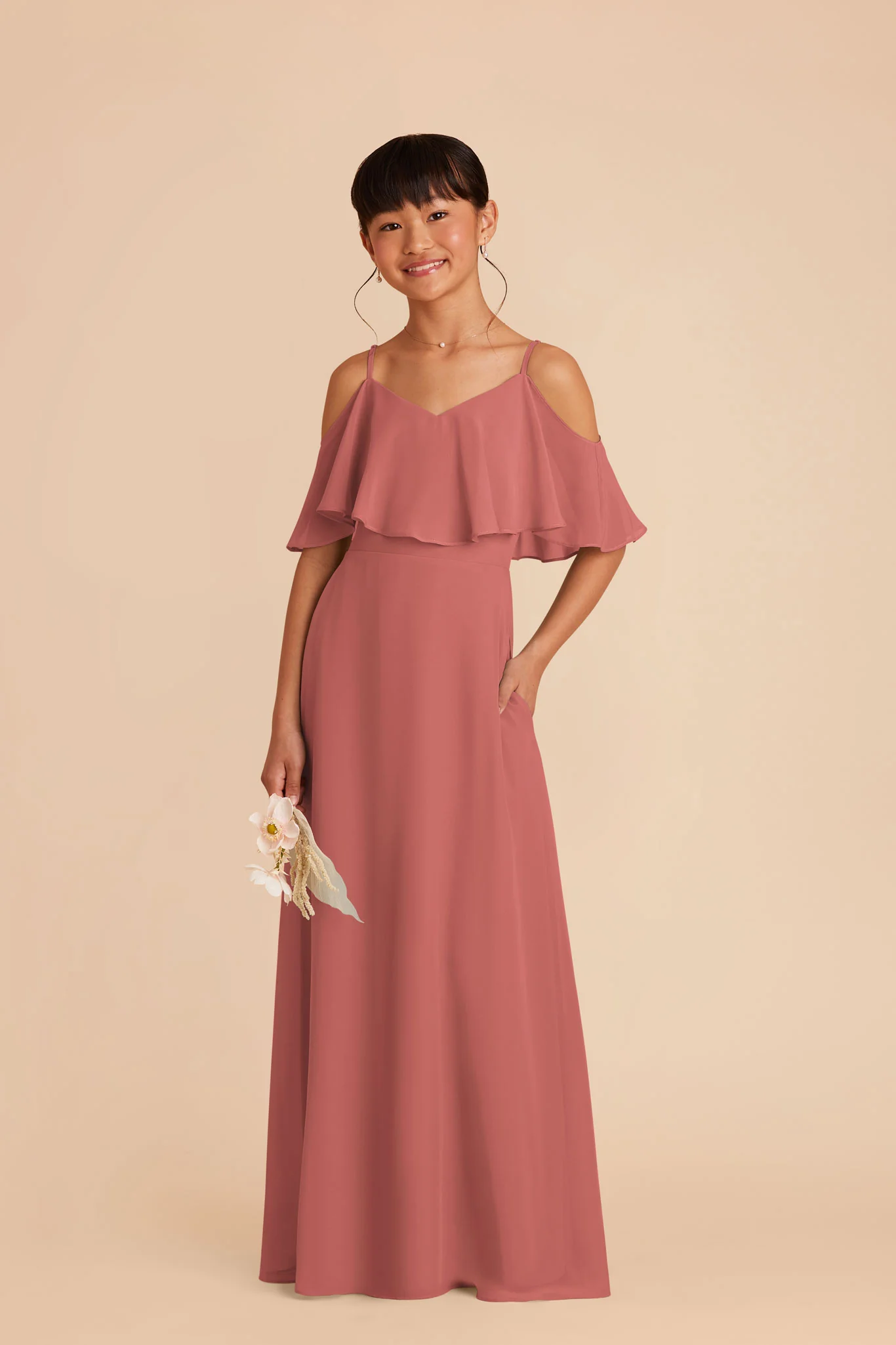 Janie Convertible Junior Dress - Wild Rose - Image 3
