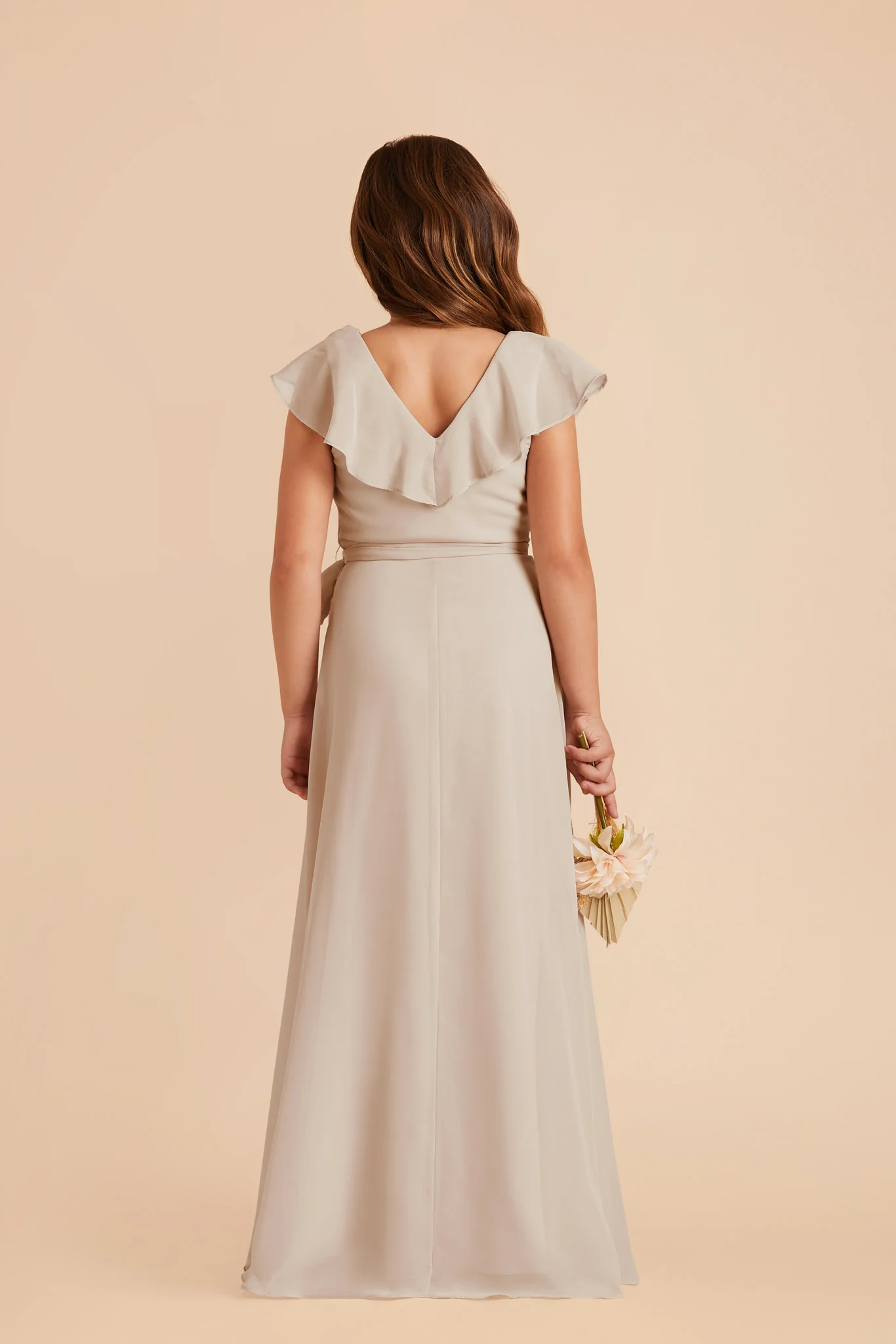 Jax Junior Chiffon Dress - Classic Champagne - Image 5