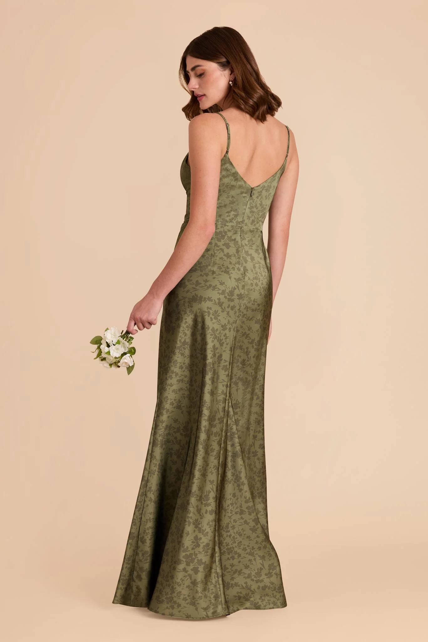 Jay Matte Satin Dress - Bright Martini Dreamy Floral - Image 3