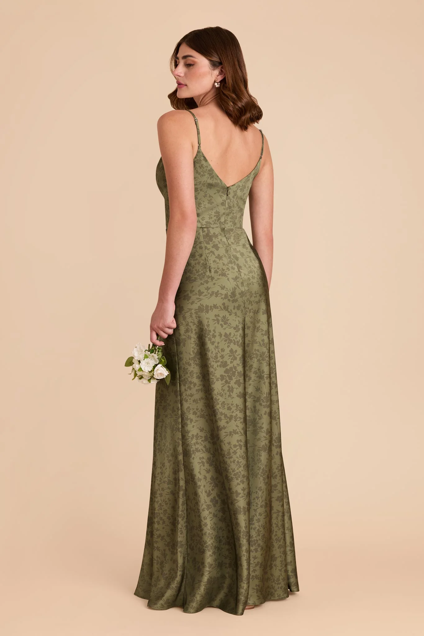 Jay Matte Satin Dress - Bright Martini Dreamy Floral - Image 4