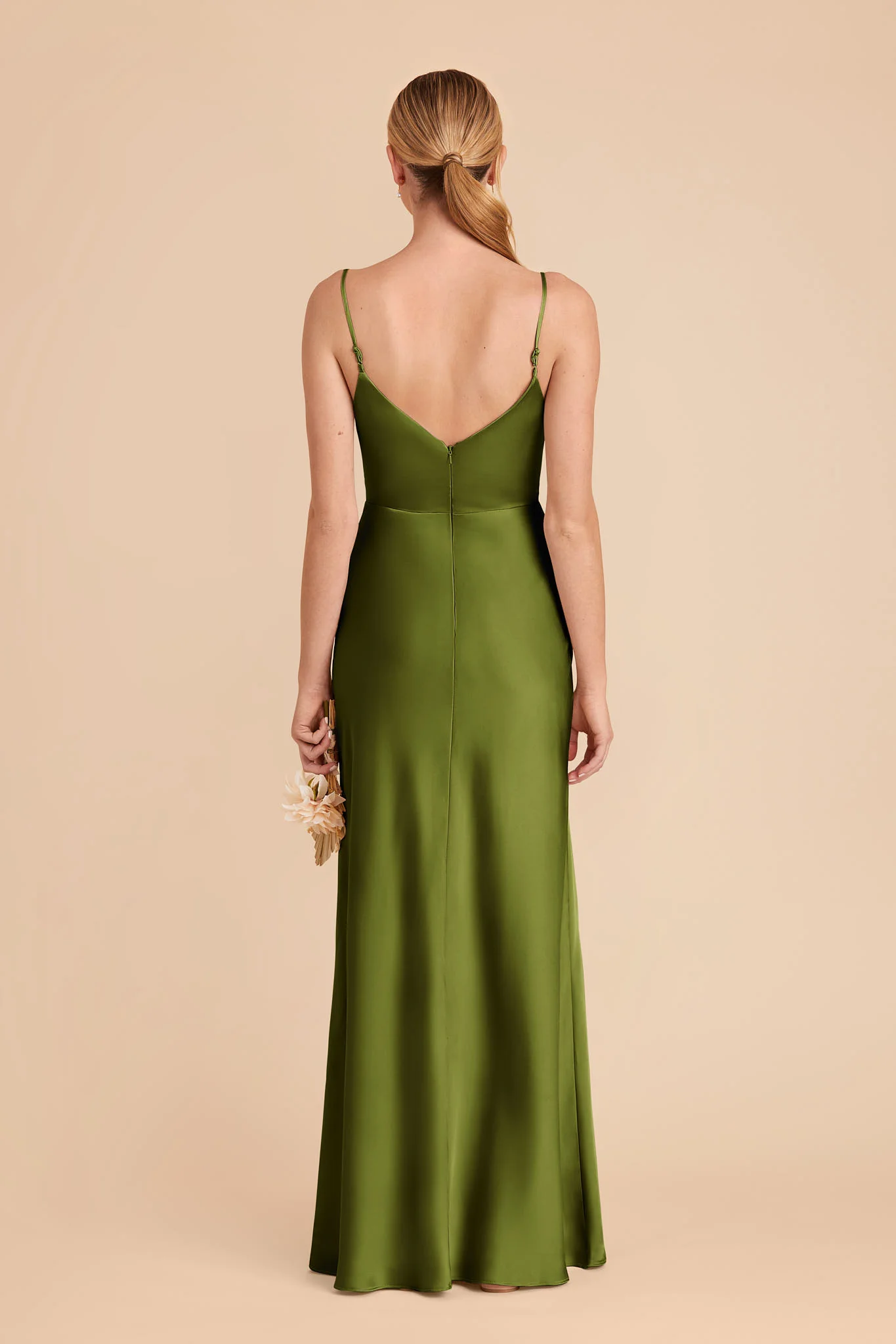 Jay Matte Satin Dress - Cactus - Image 5