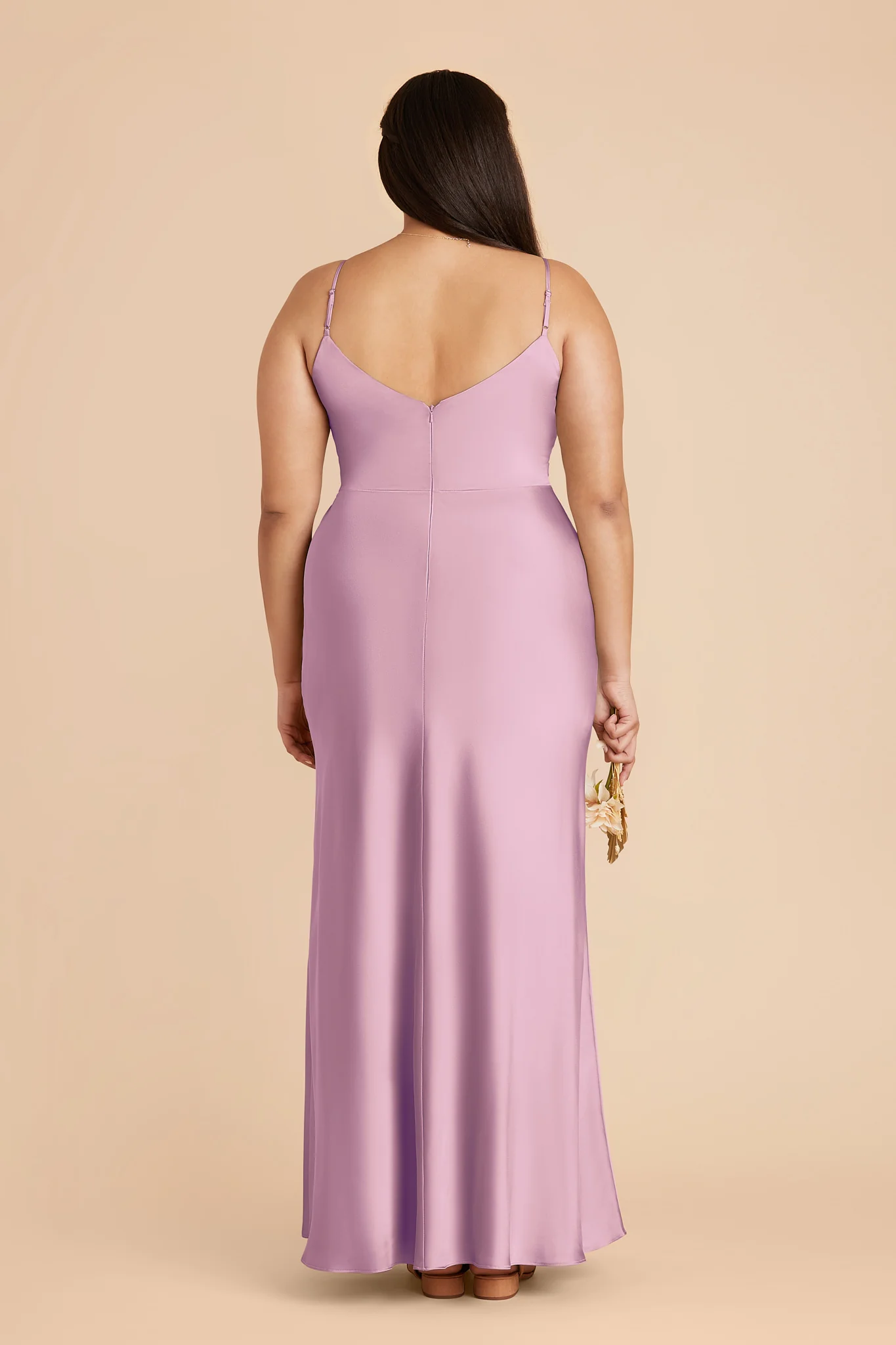 Jay Matte Satin Dress - Orchid - Image 7