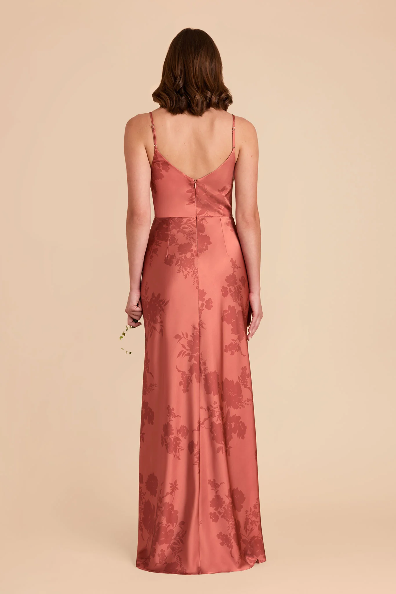 Jay Matte Satin Dress - Wild Rose Whimsical Blooms - Image 5