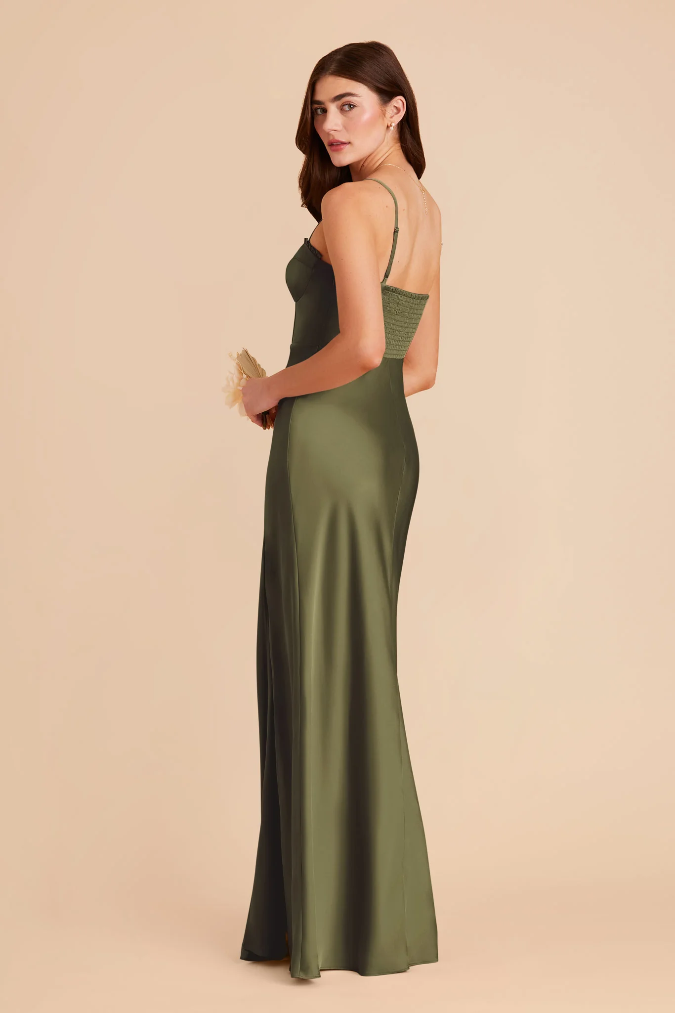 Jessica Matte Satin Dress - Martini - Image 4